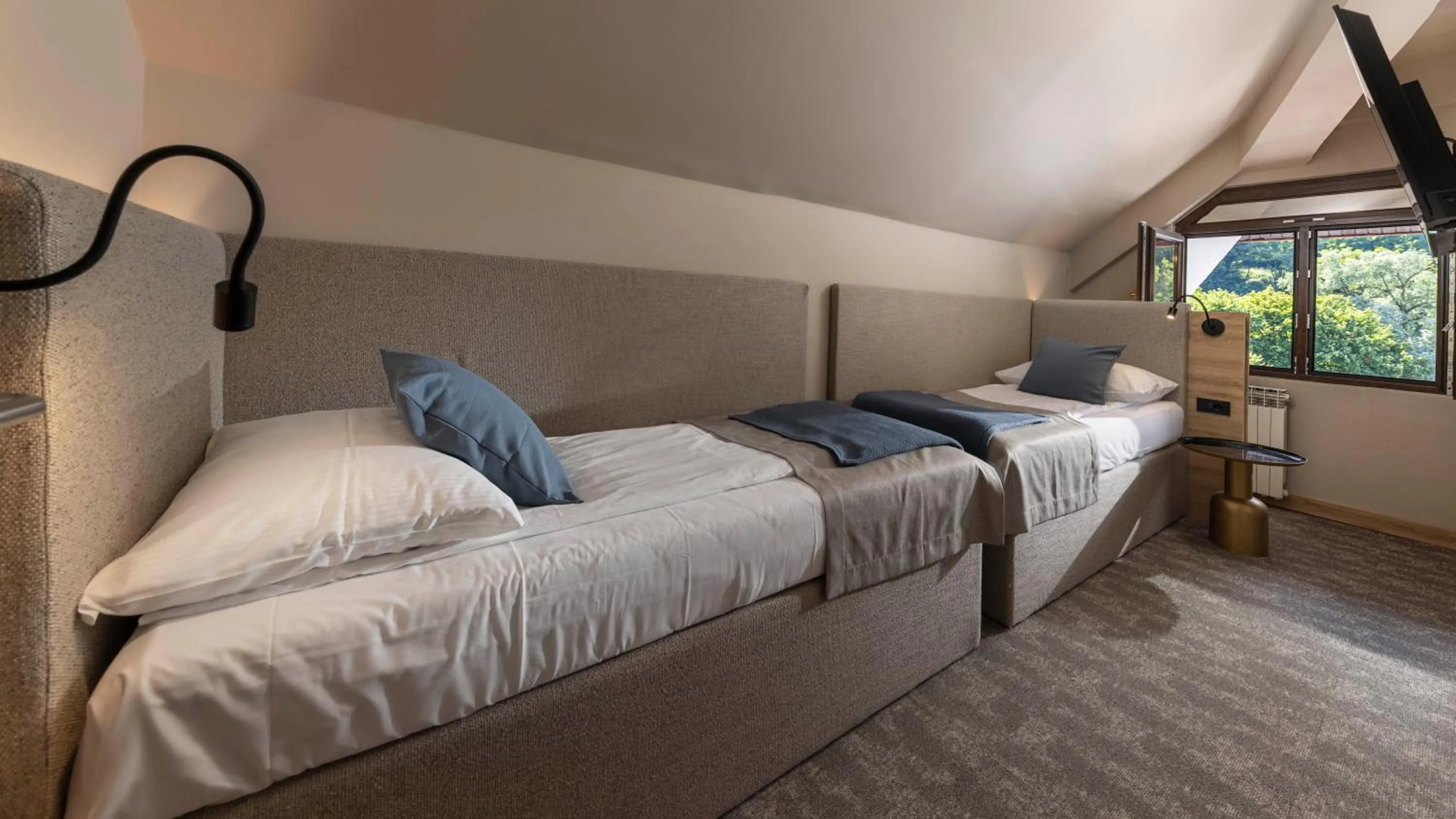 Bed in Hotel Terme Jezercica