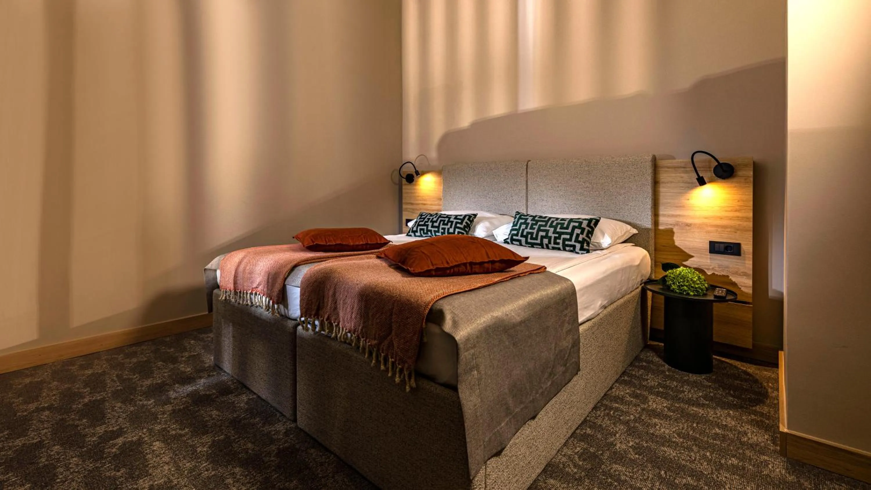 Bed in Hotel Terme Jezercica