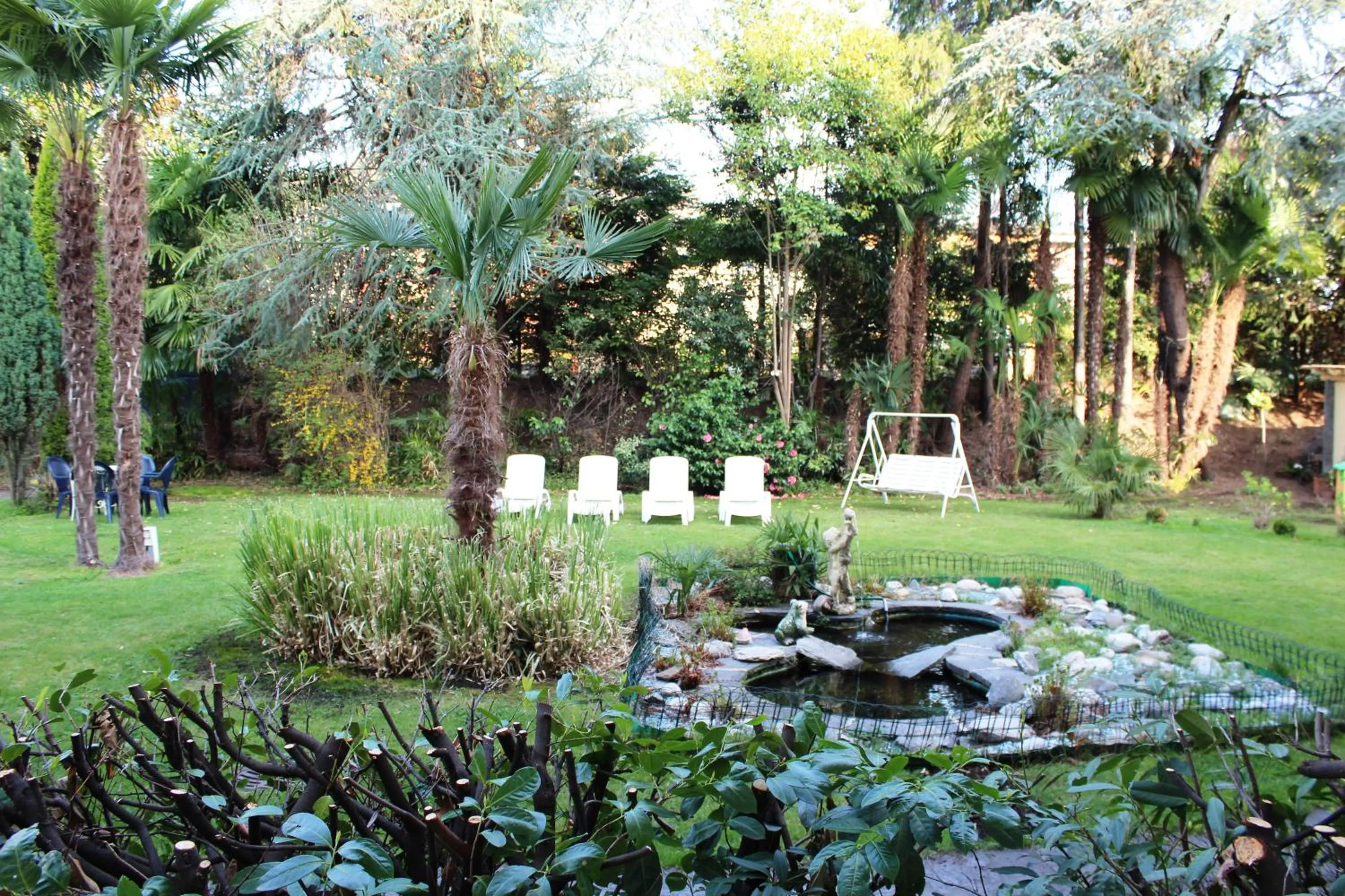Garden in Hotel Luna Garni