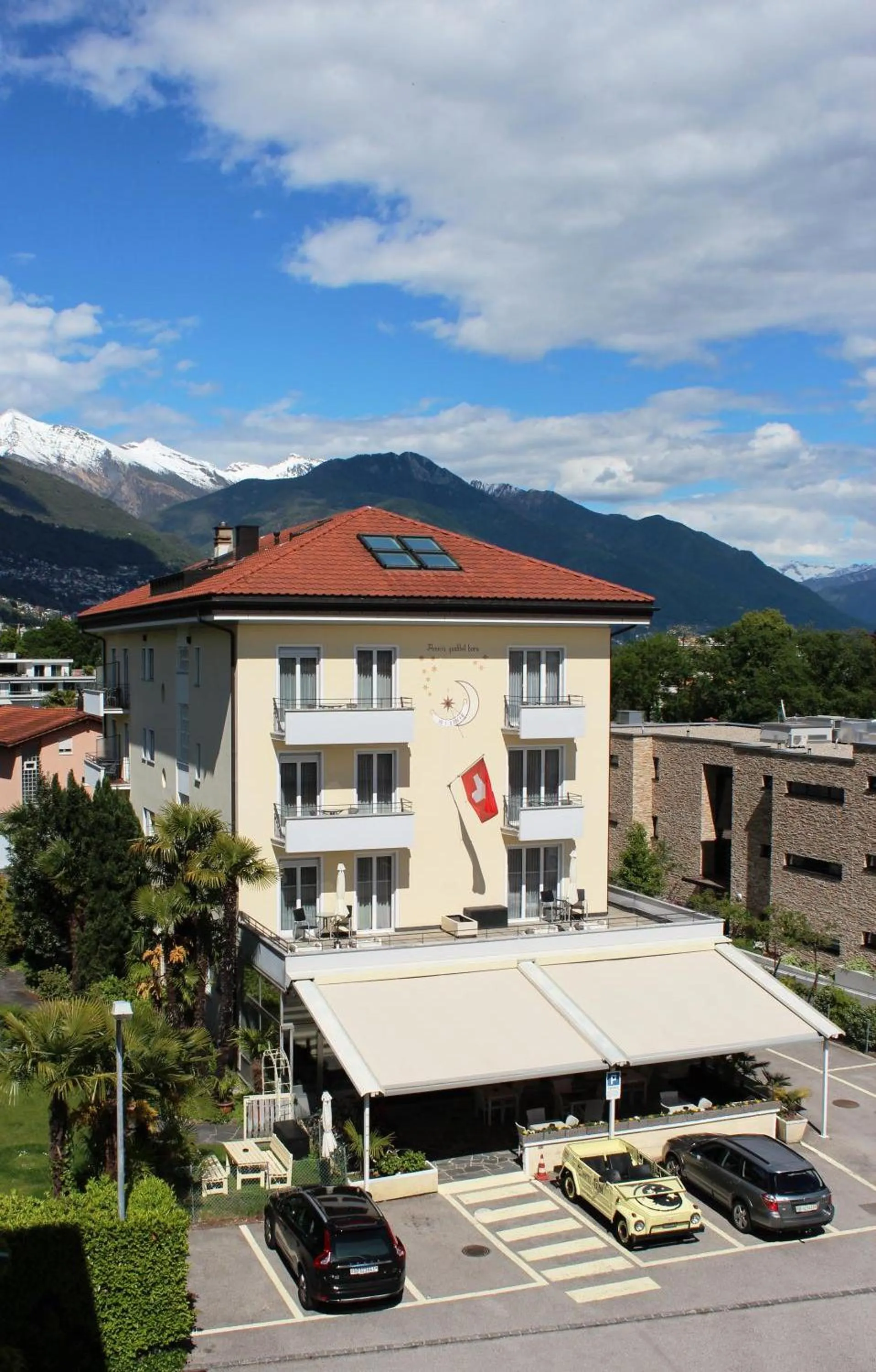 Facade/entrance in Hotel Luna Garni