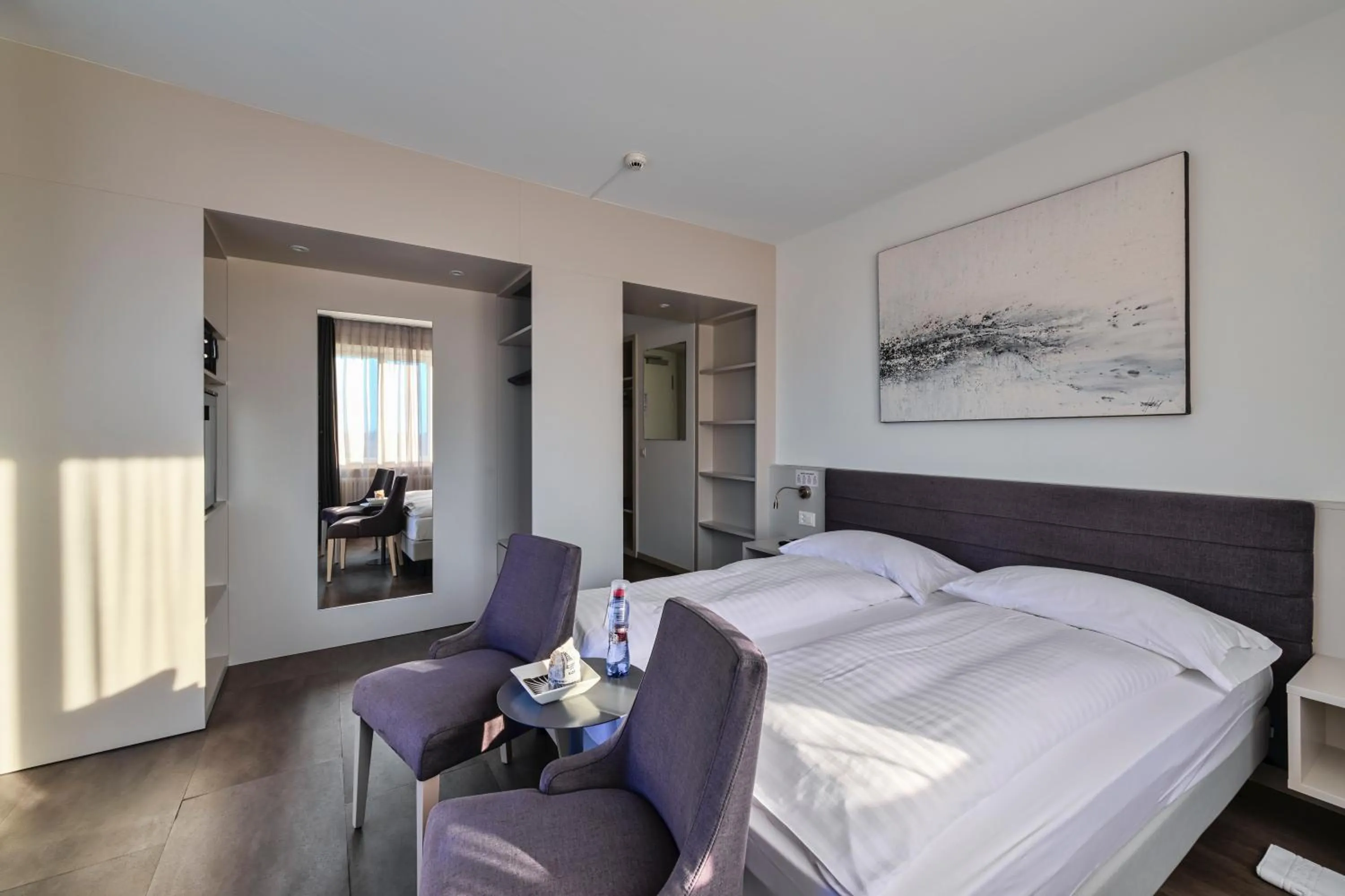 Bed in Hotel Luna Garni