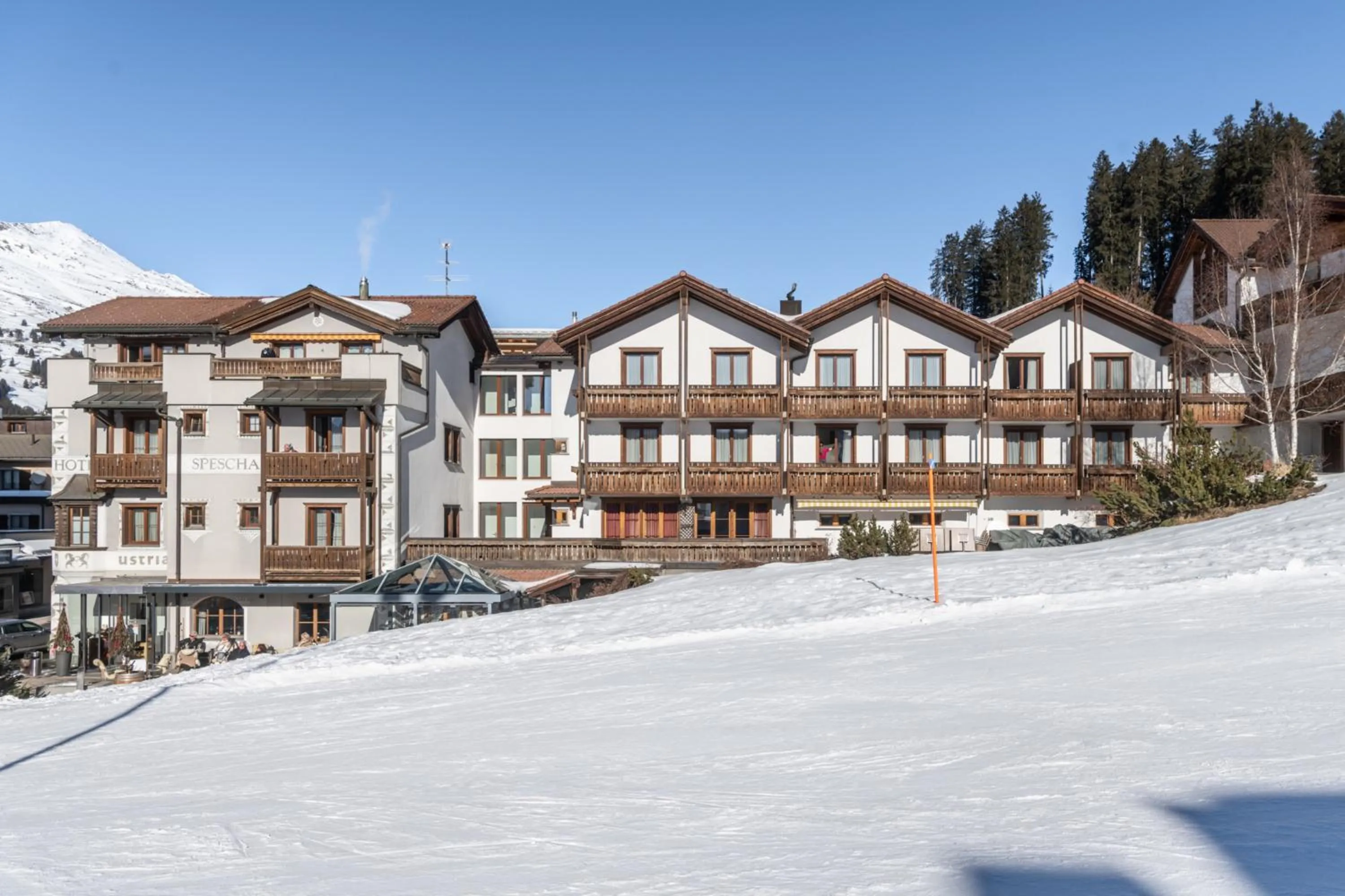 Property building in Hotel Spescha