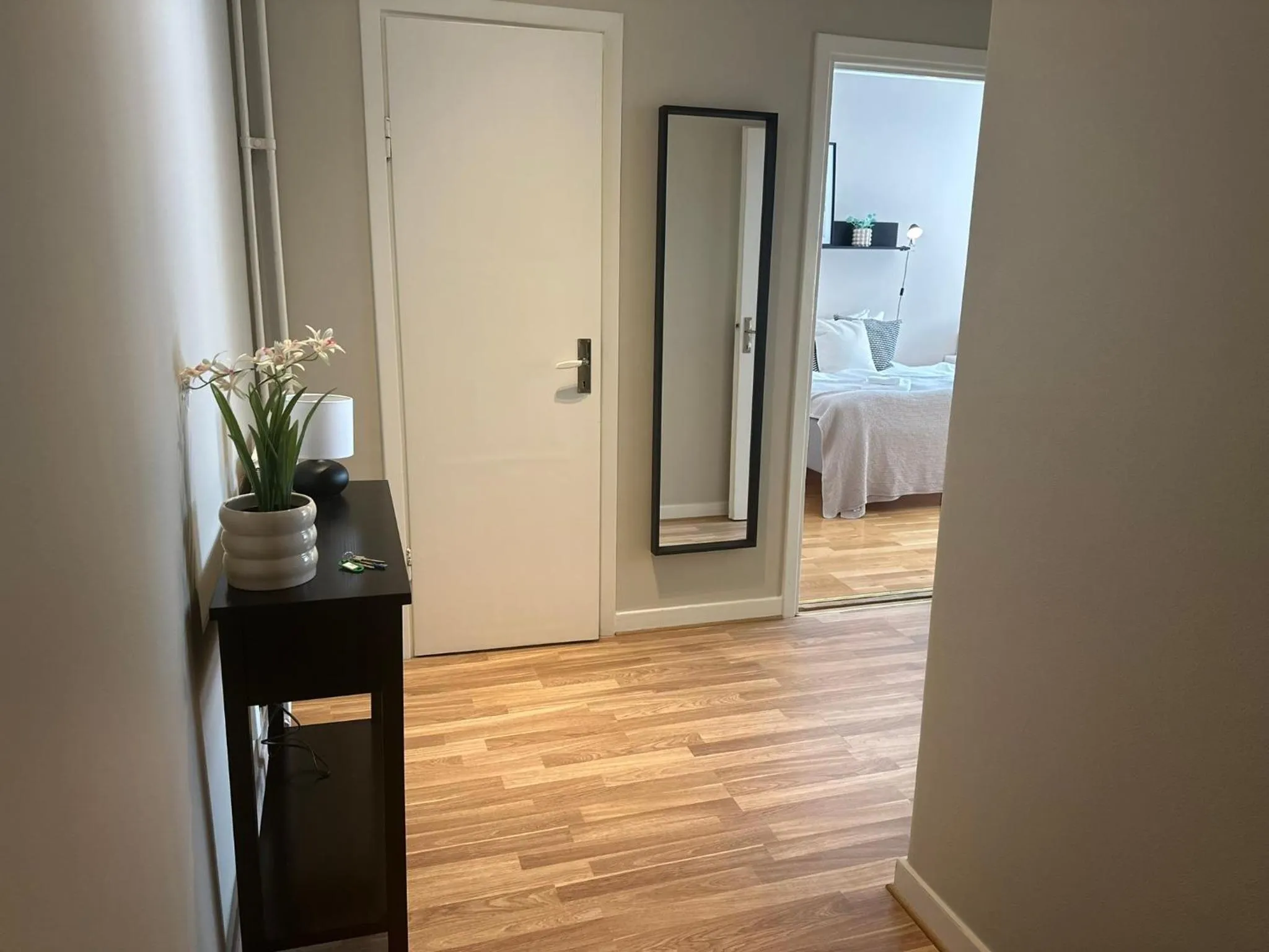 Bed in Hotel Tre Små Rum