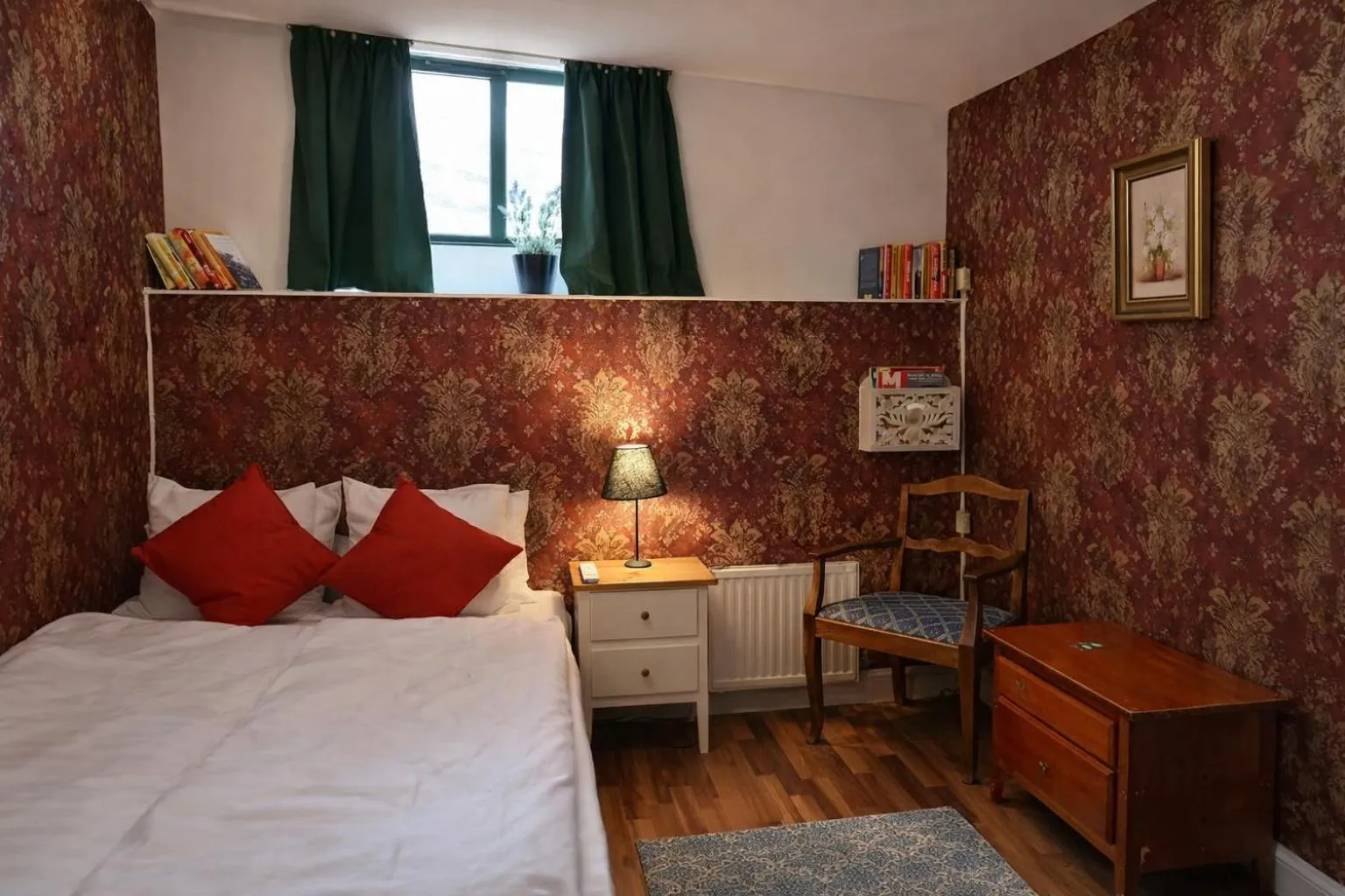 Bed in Hotel Tre Små Rum