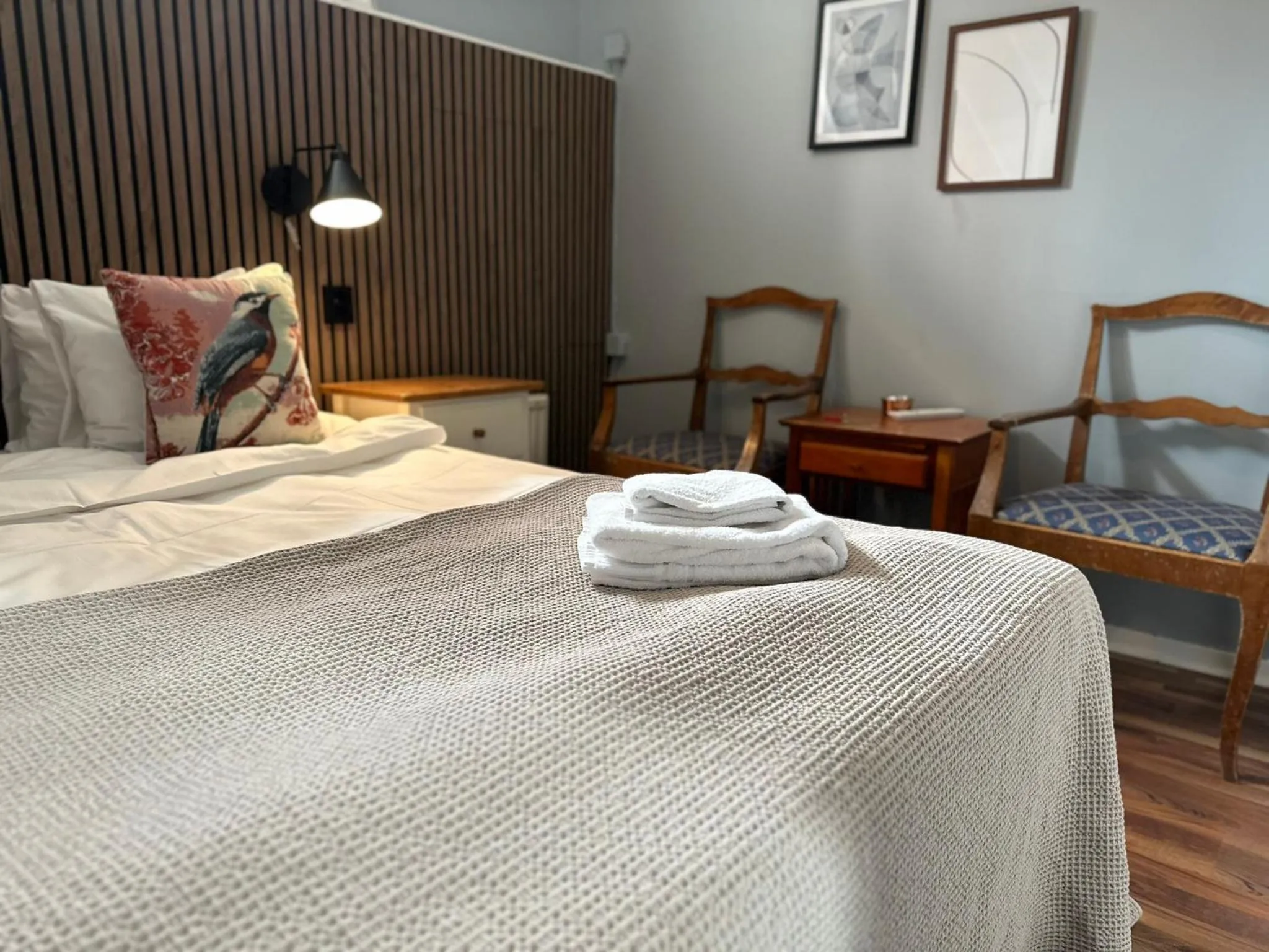 Bed in Hotel Tre Små Rum