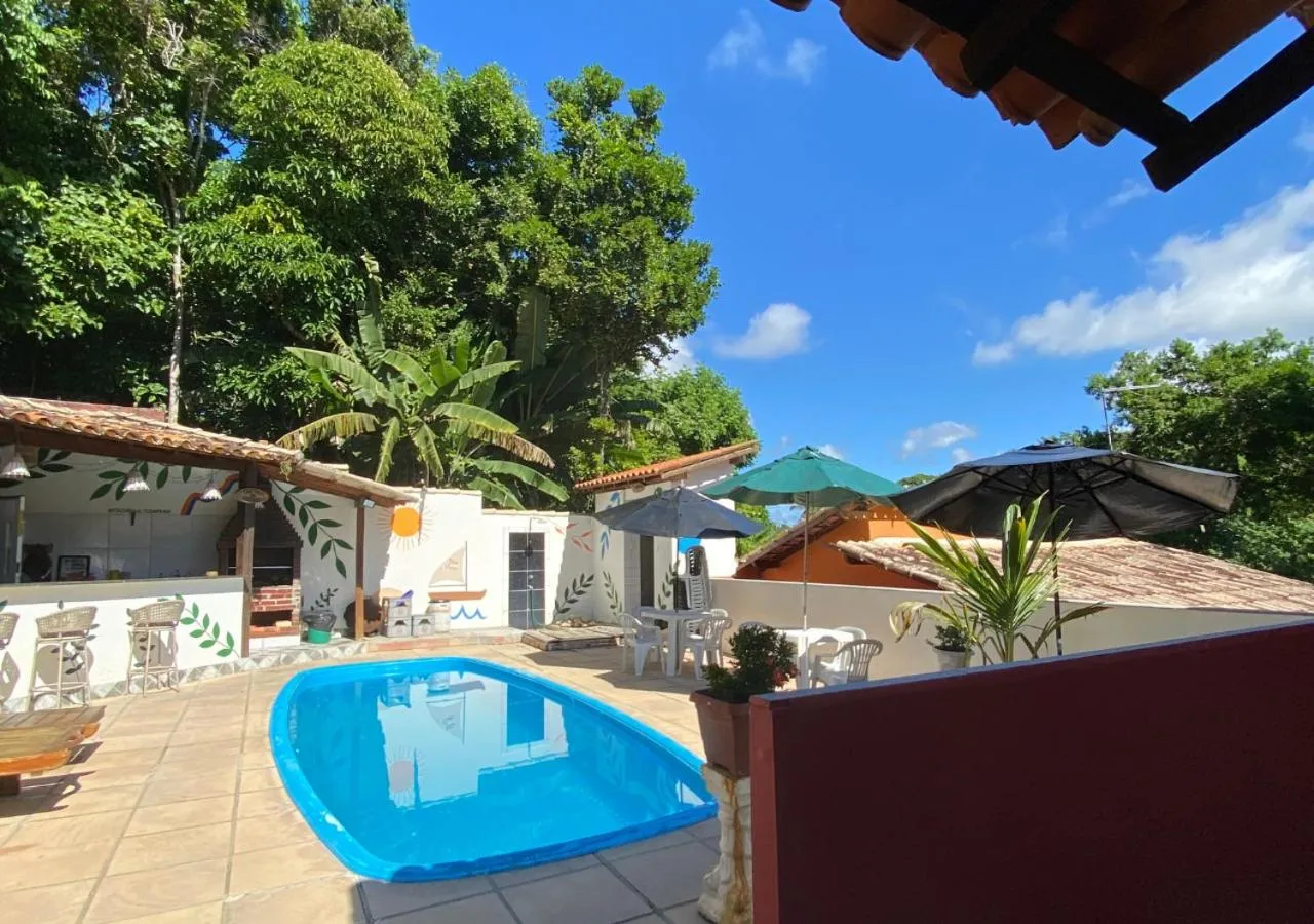 Swimming pool in Pousada Alto da Praia