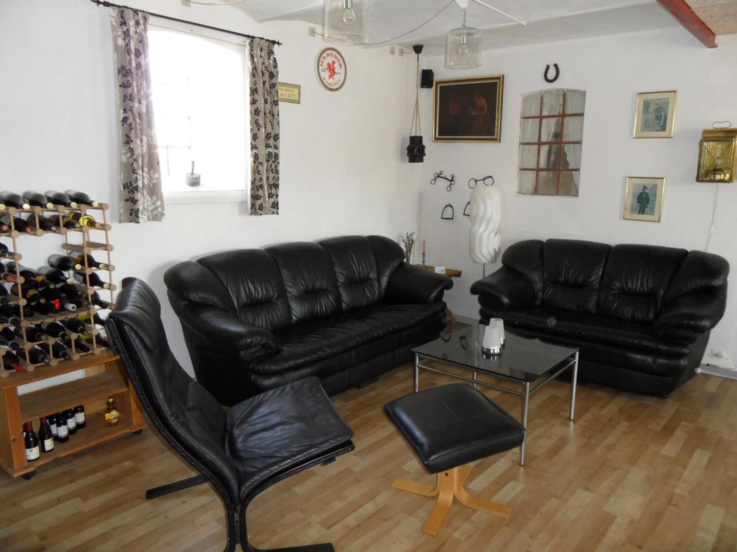 Living room in Motel Herning