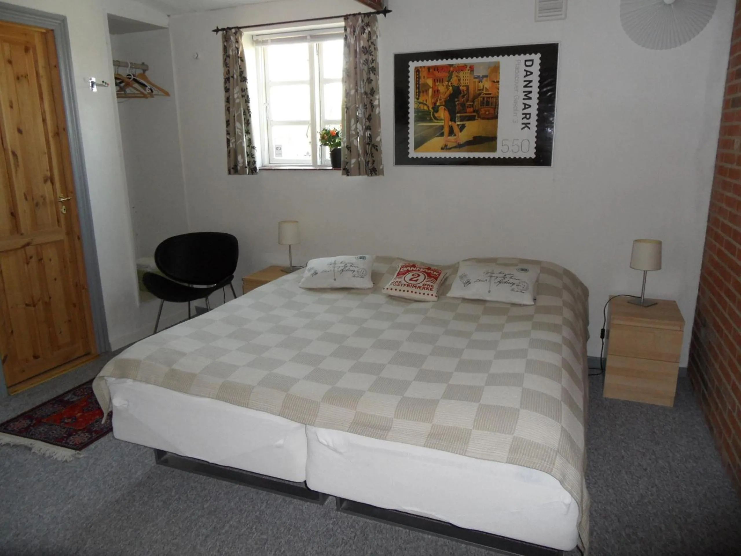 Bed in Motel Herning