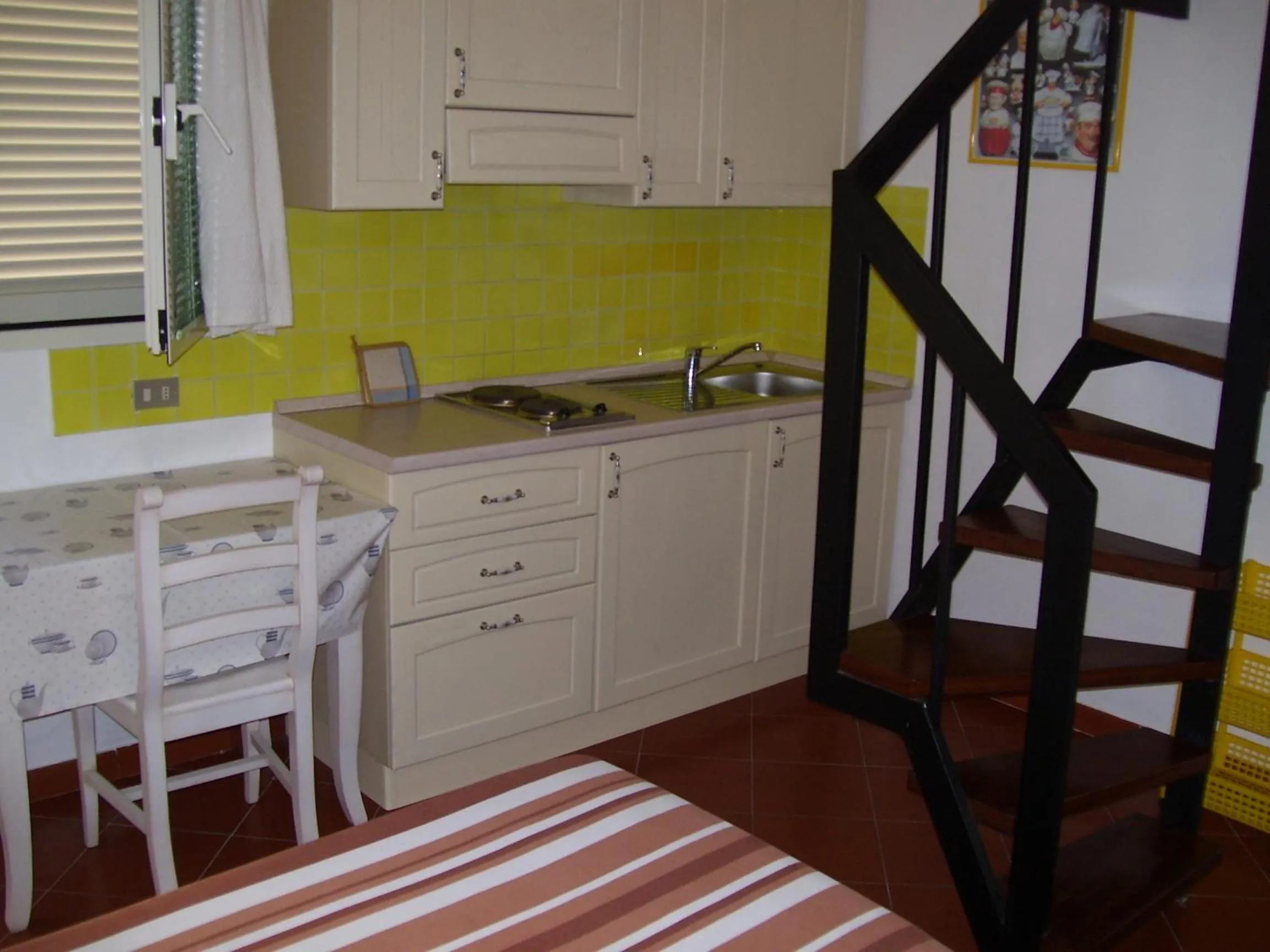 Kitchen or kitchenette in Hotel Nido D'aquila