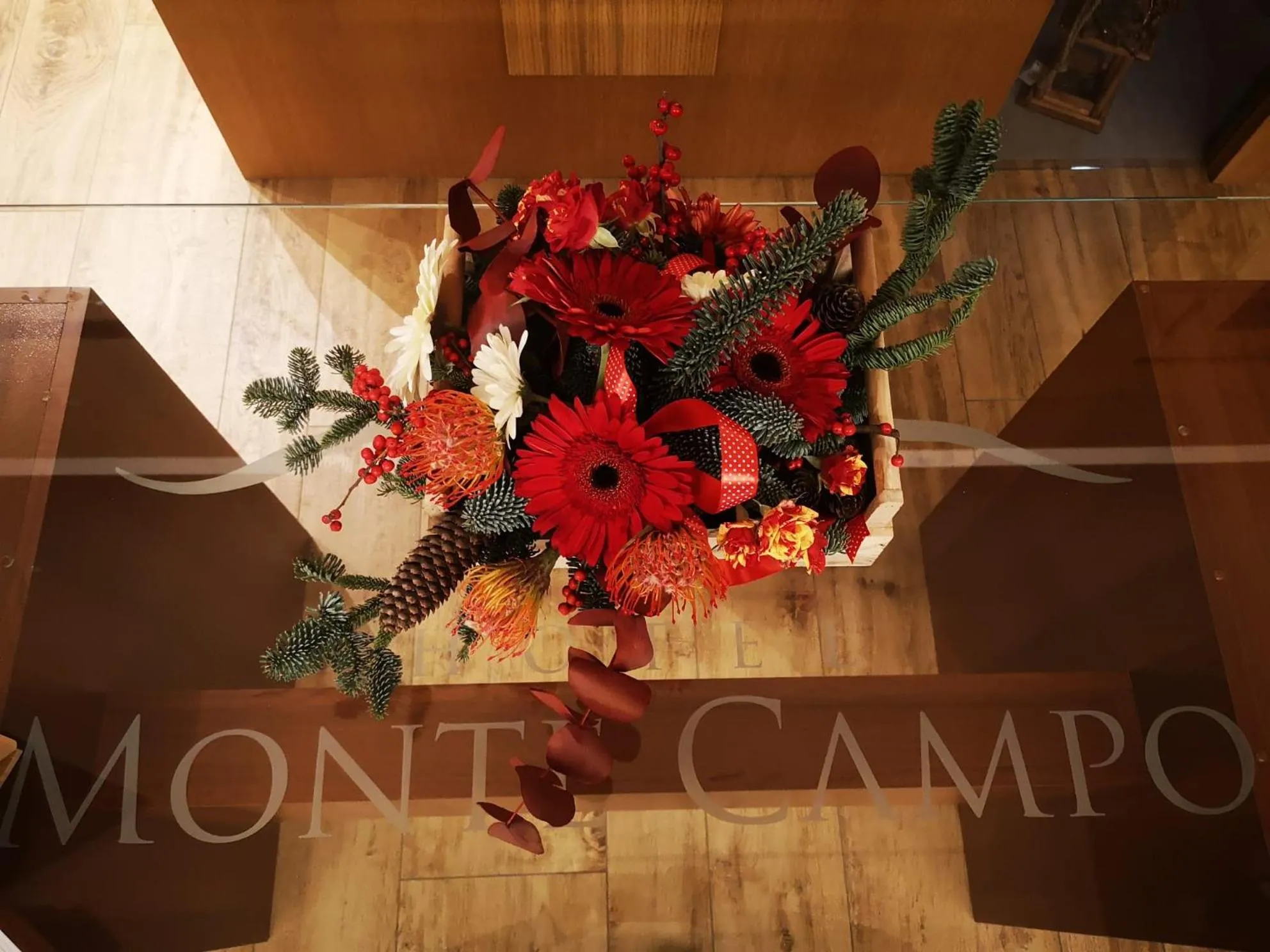 Lobby or reception in Hotel Monte Campo