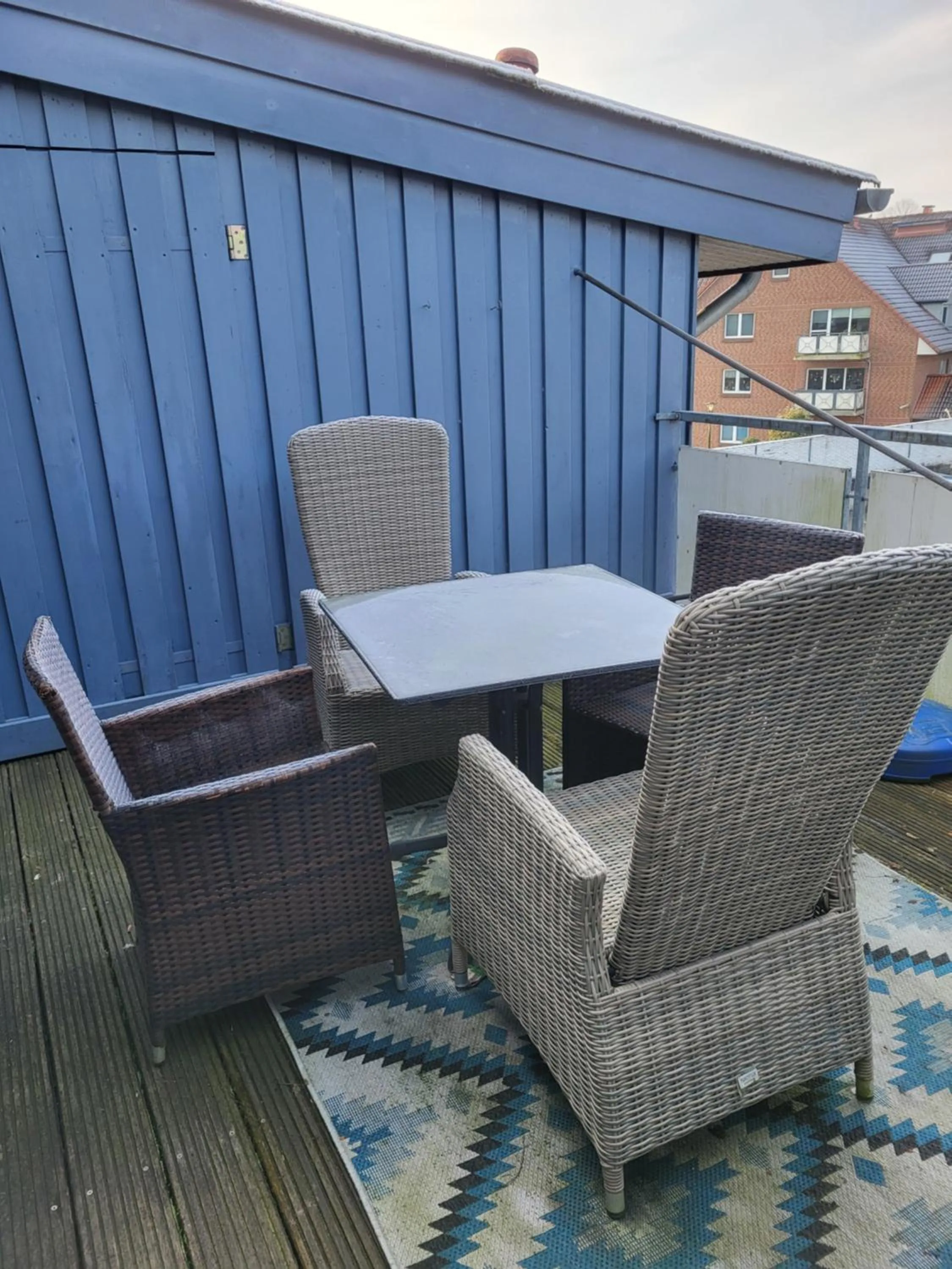 Balcony/Terrace in Hotel am Holzhafen