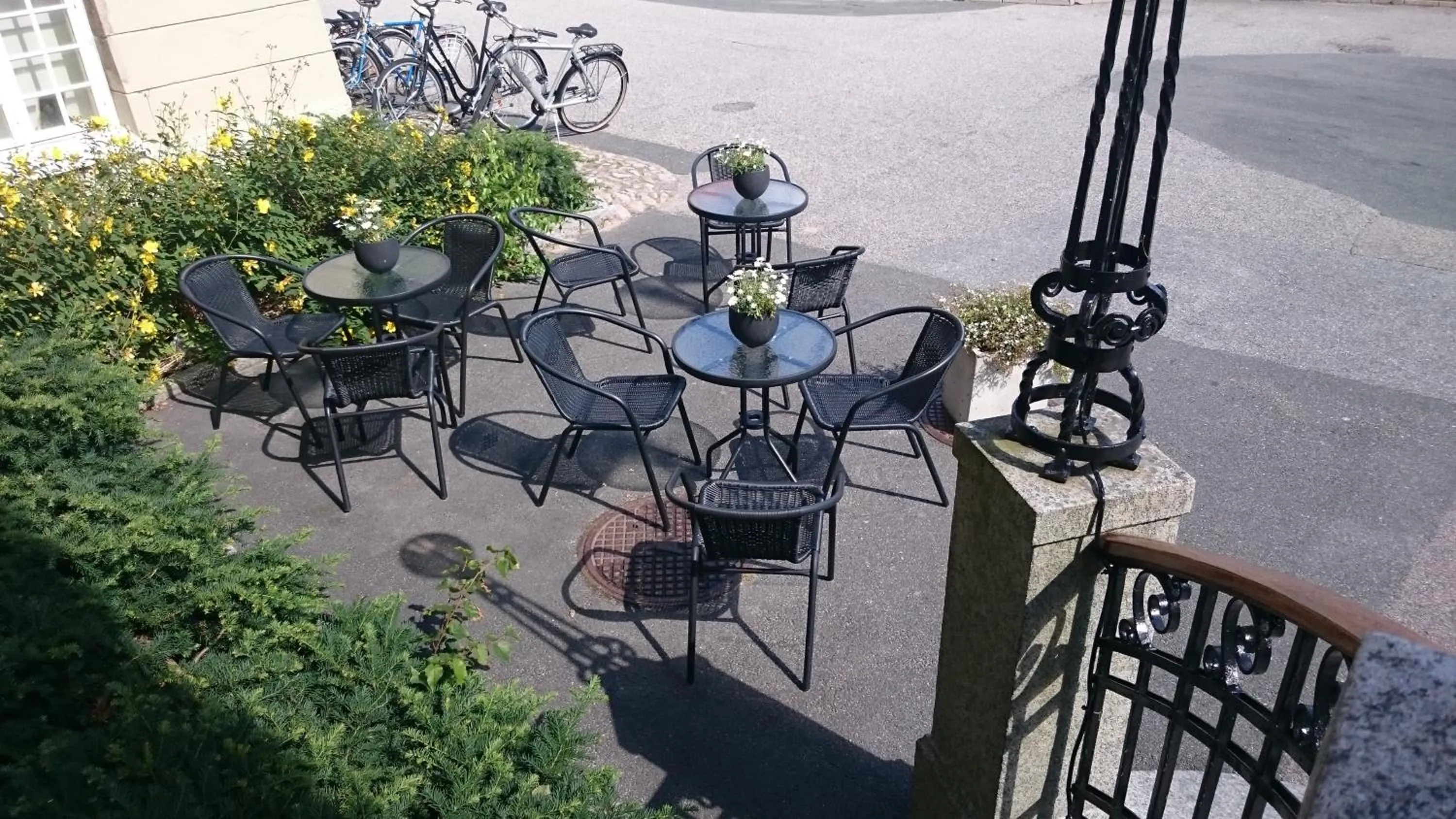 Patio in Stadshotellet Sölvesborg