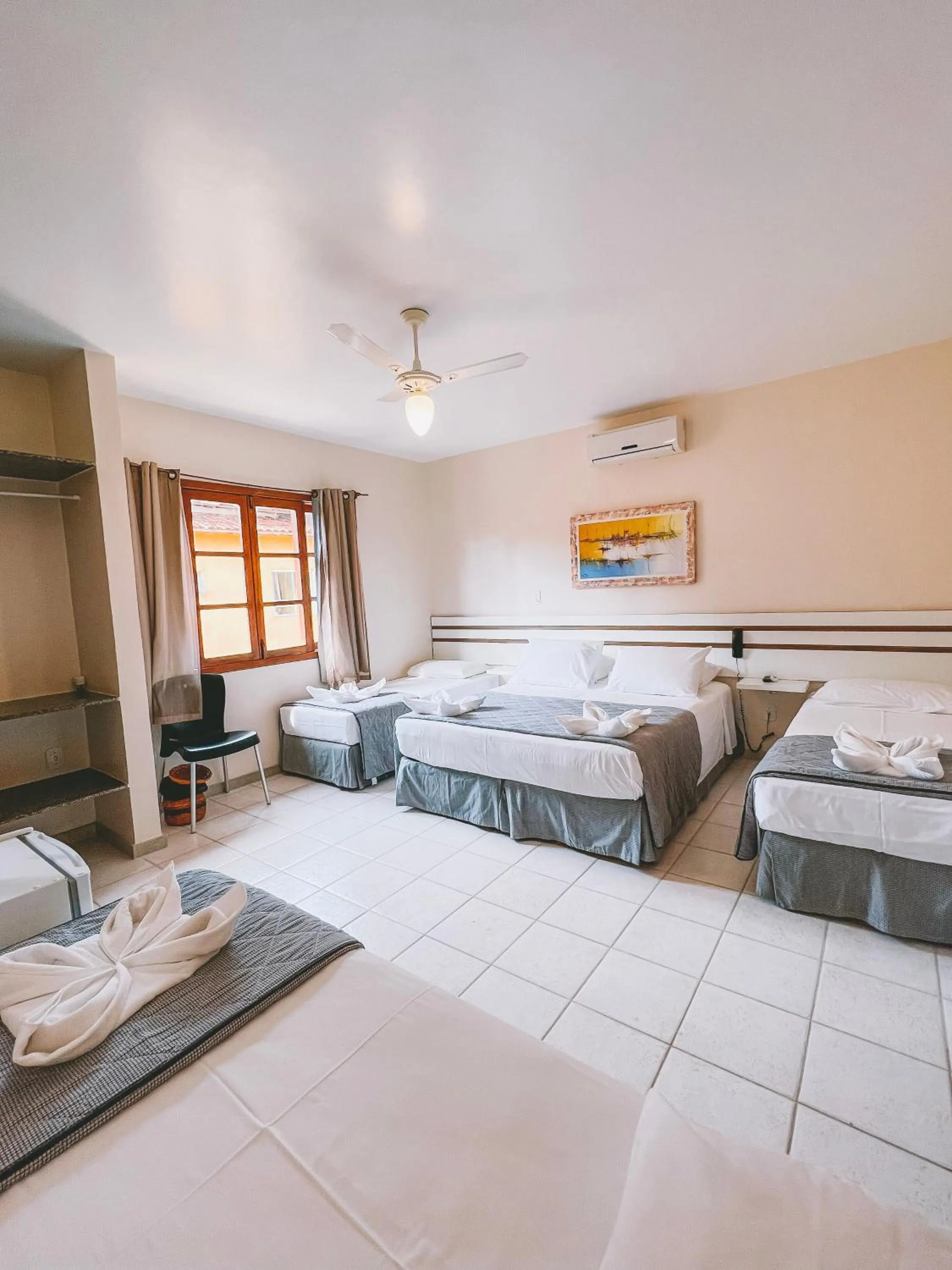 Bedroom, Bed in Porto Geraes Praia Hotel