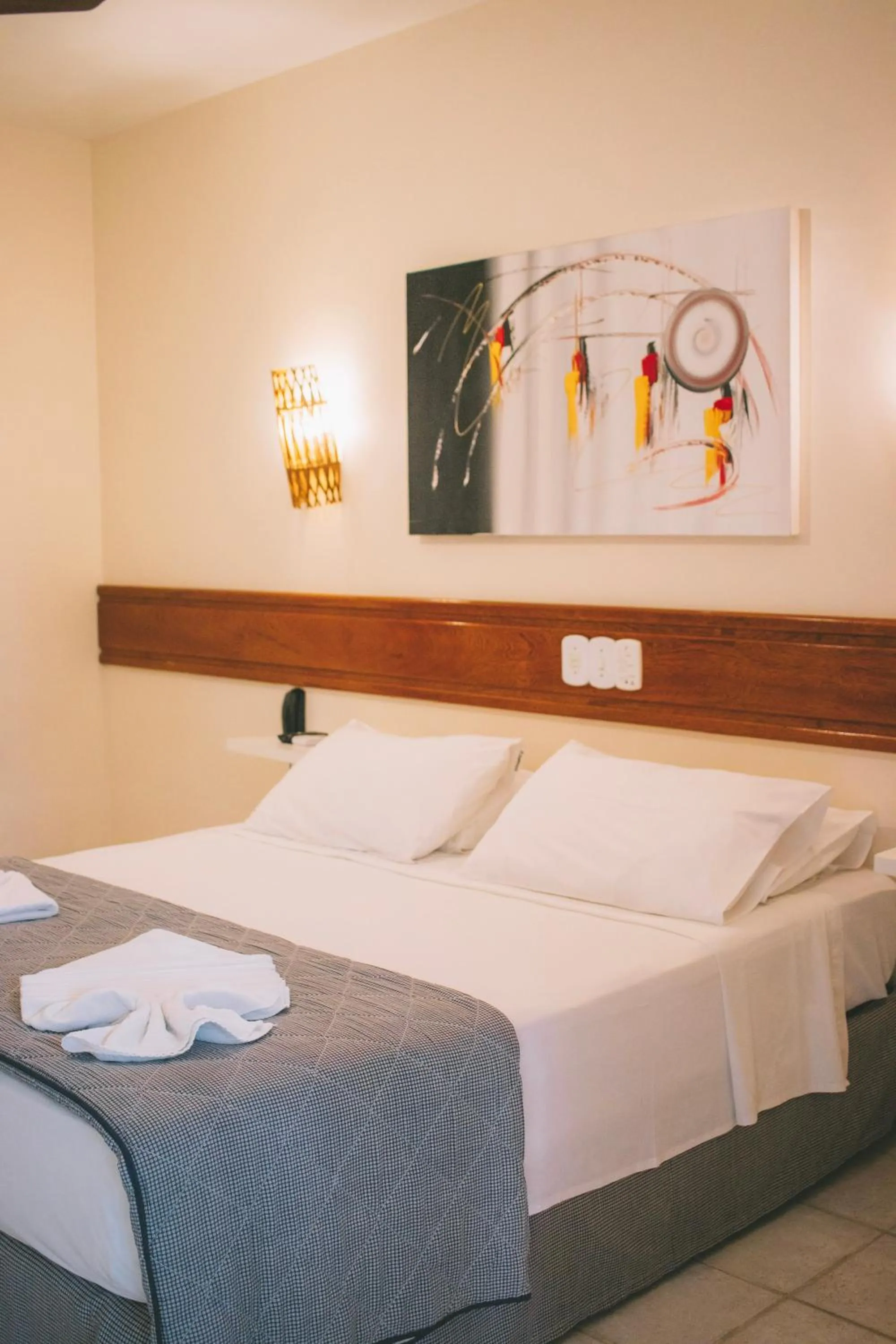 Bed in Porto Geraes Praia Hotel