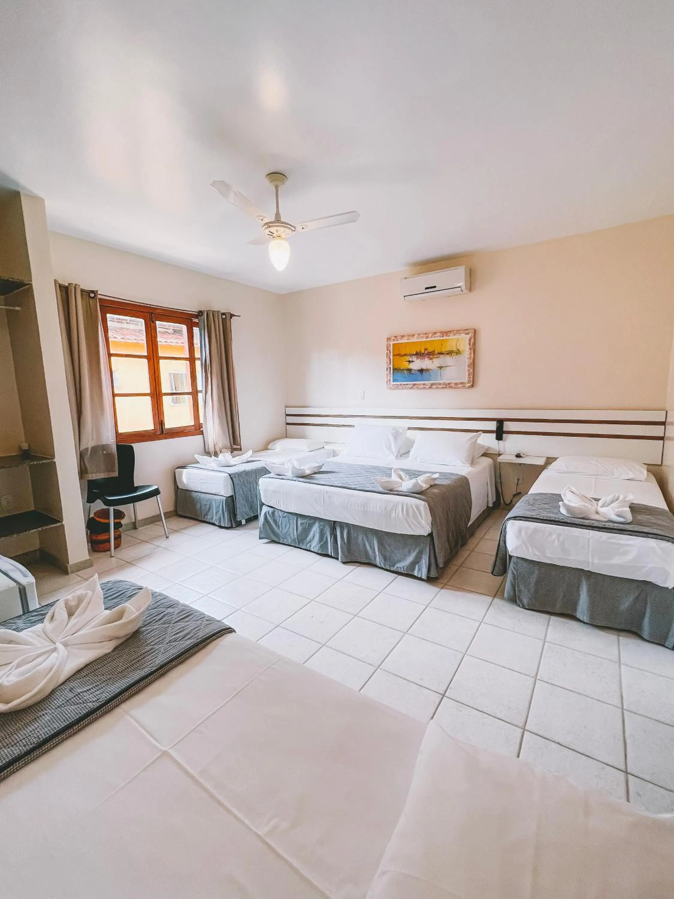 Bed in Porto Geraes Praia Hotel