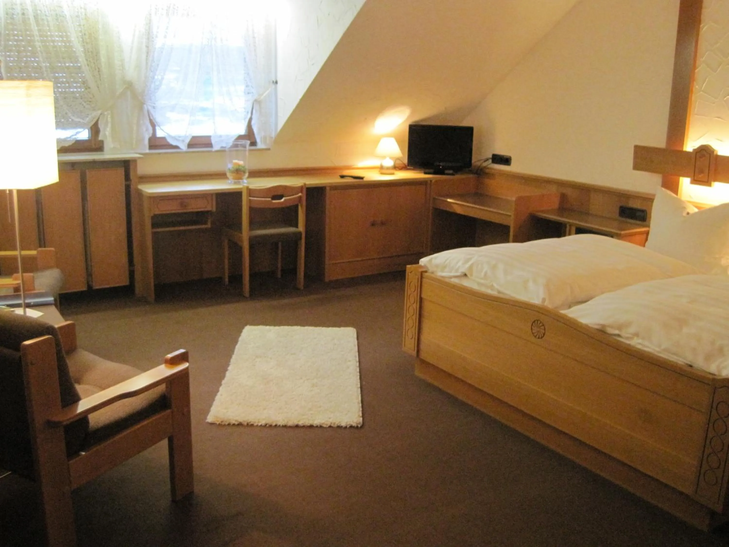 Bed in Hotel Restaurant Albans Sonne