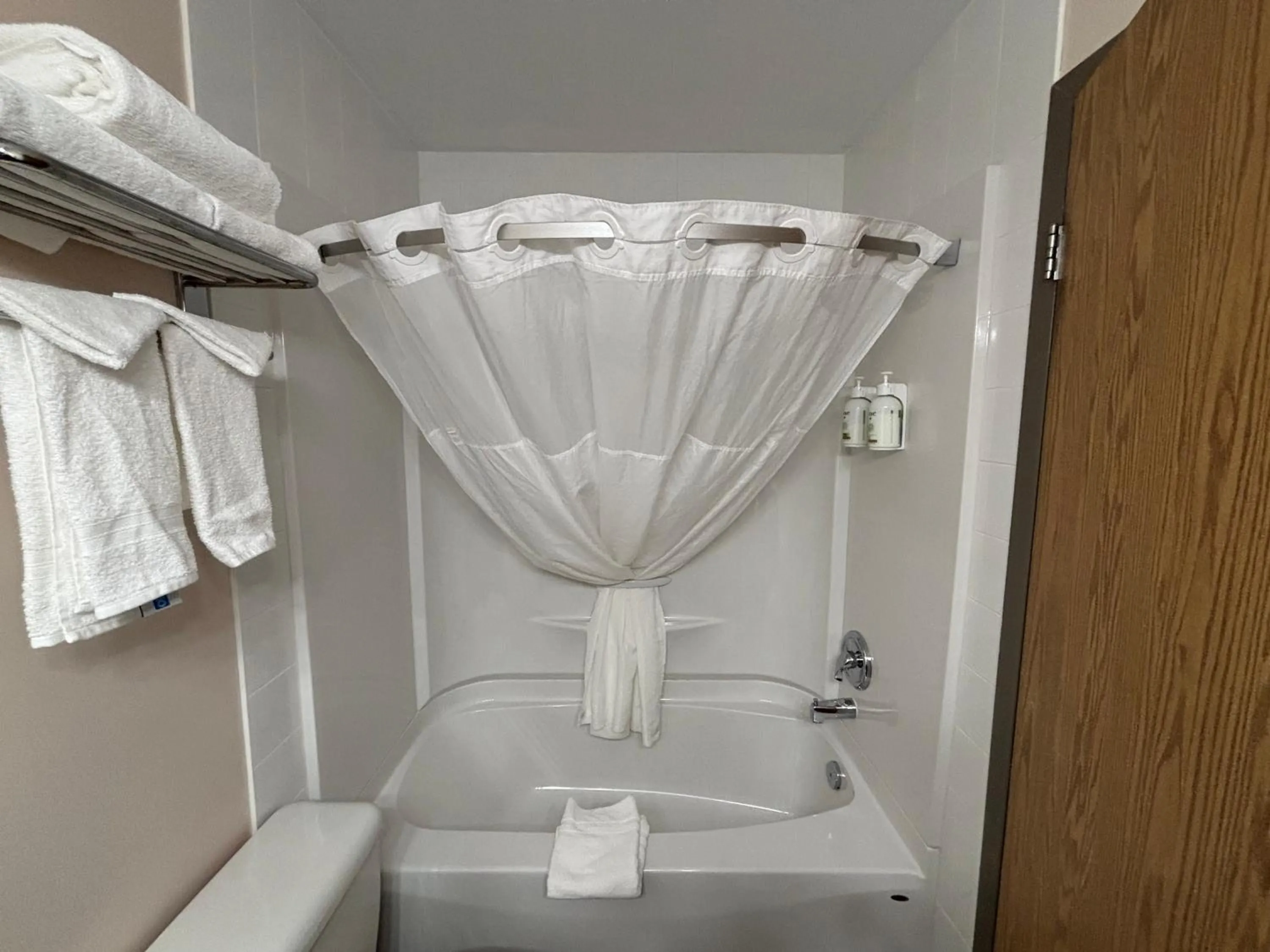 Bathroom in Super 8 by Wyndham Whitecourt