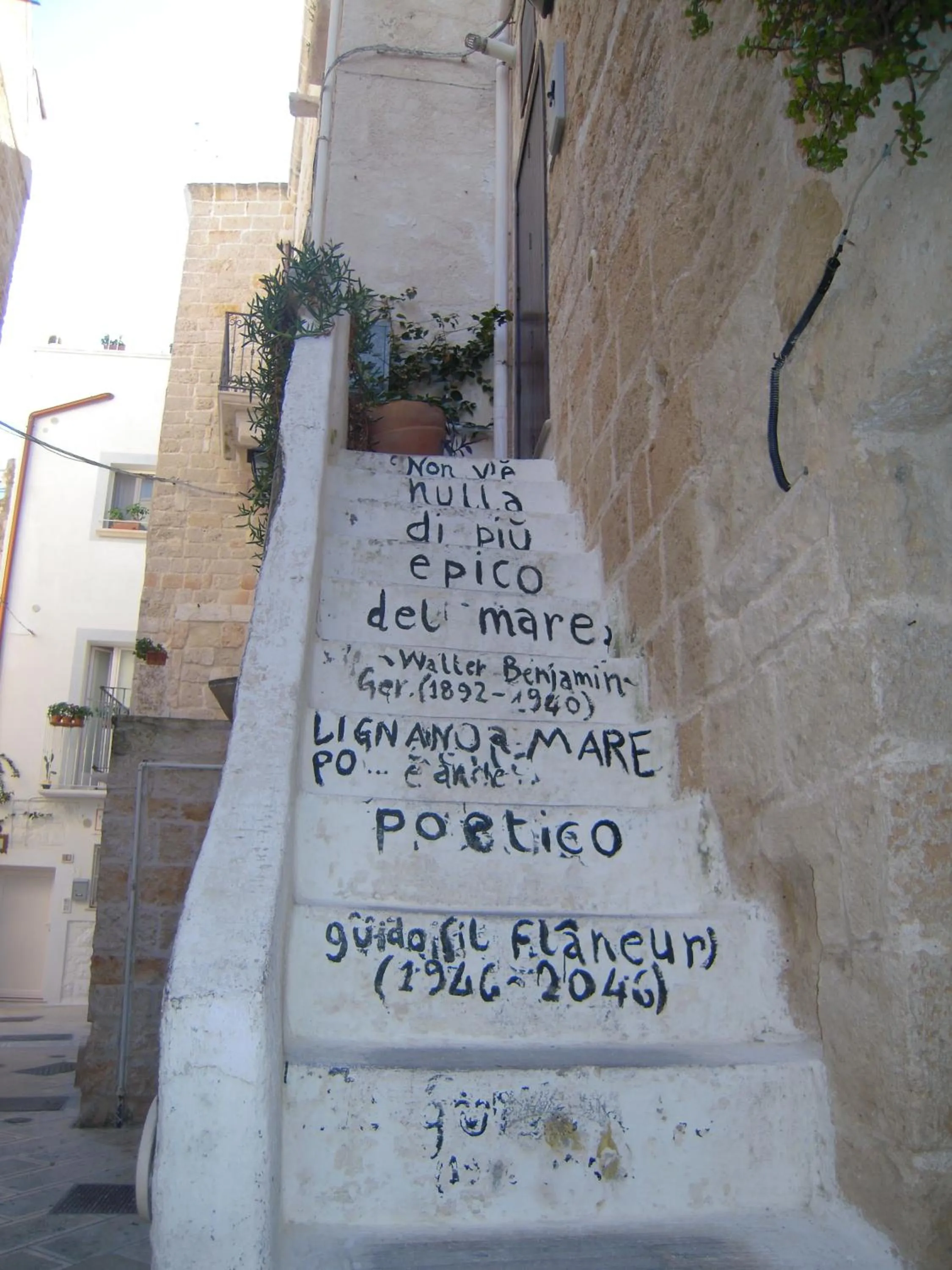 Decorative detail in B&B Casa Dorsi