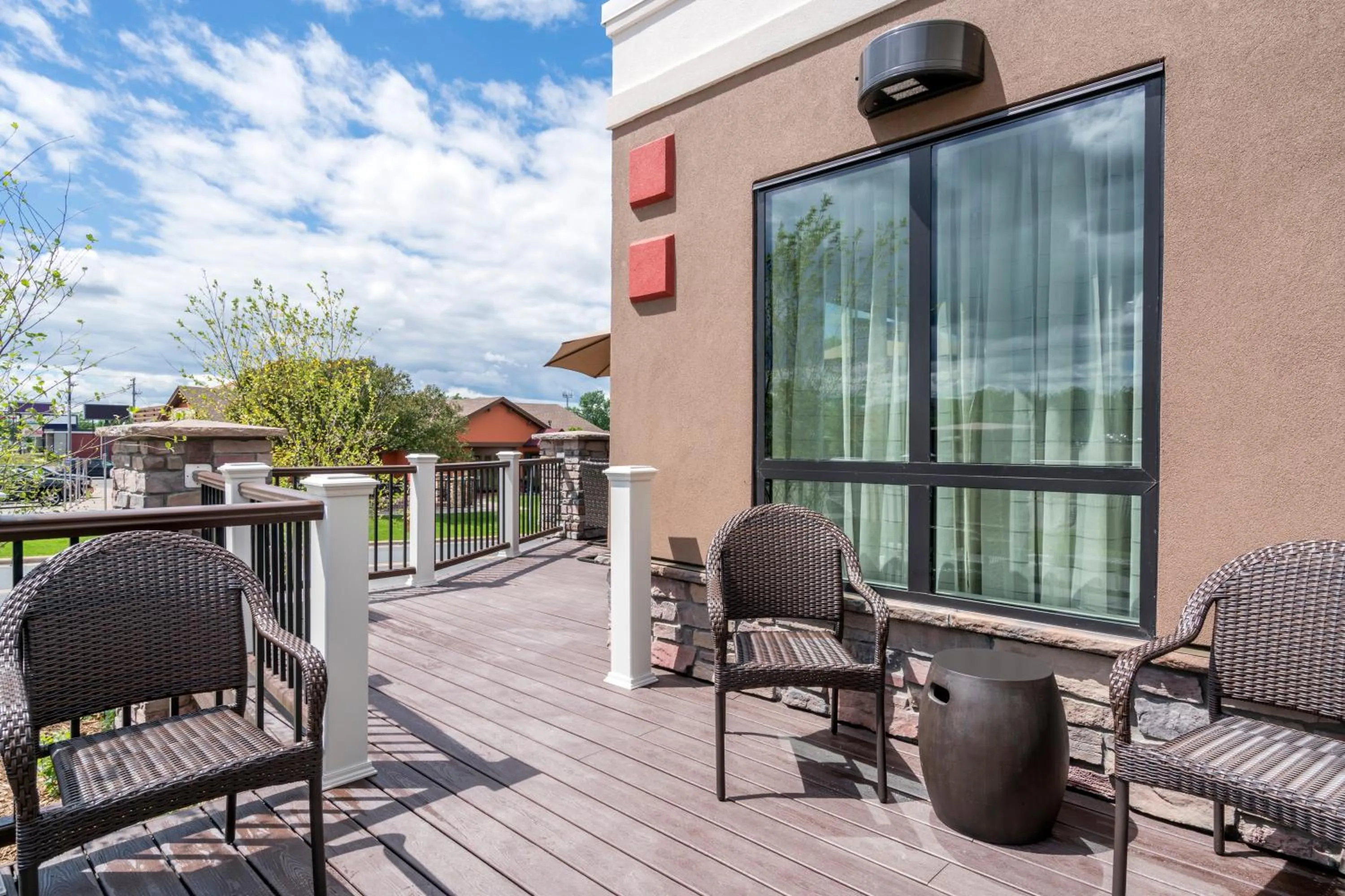 Patio in Ramada by Wyndham Minneapolis Golden Valley