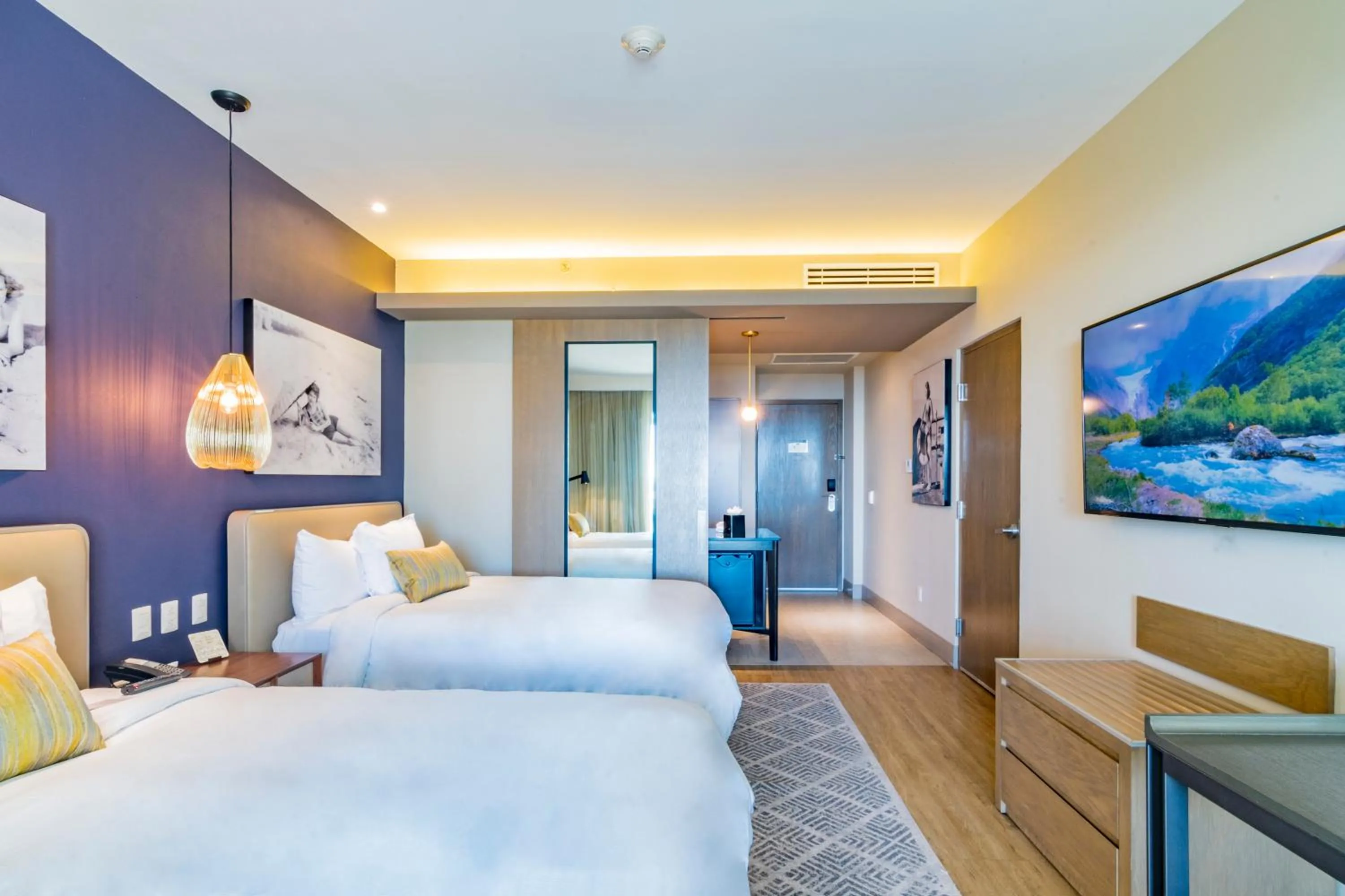 Bed in Torre Lucerna Hotel Ensenada