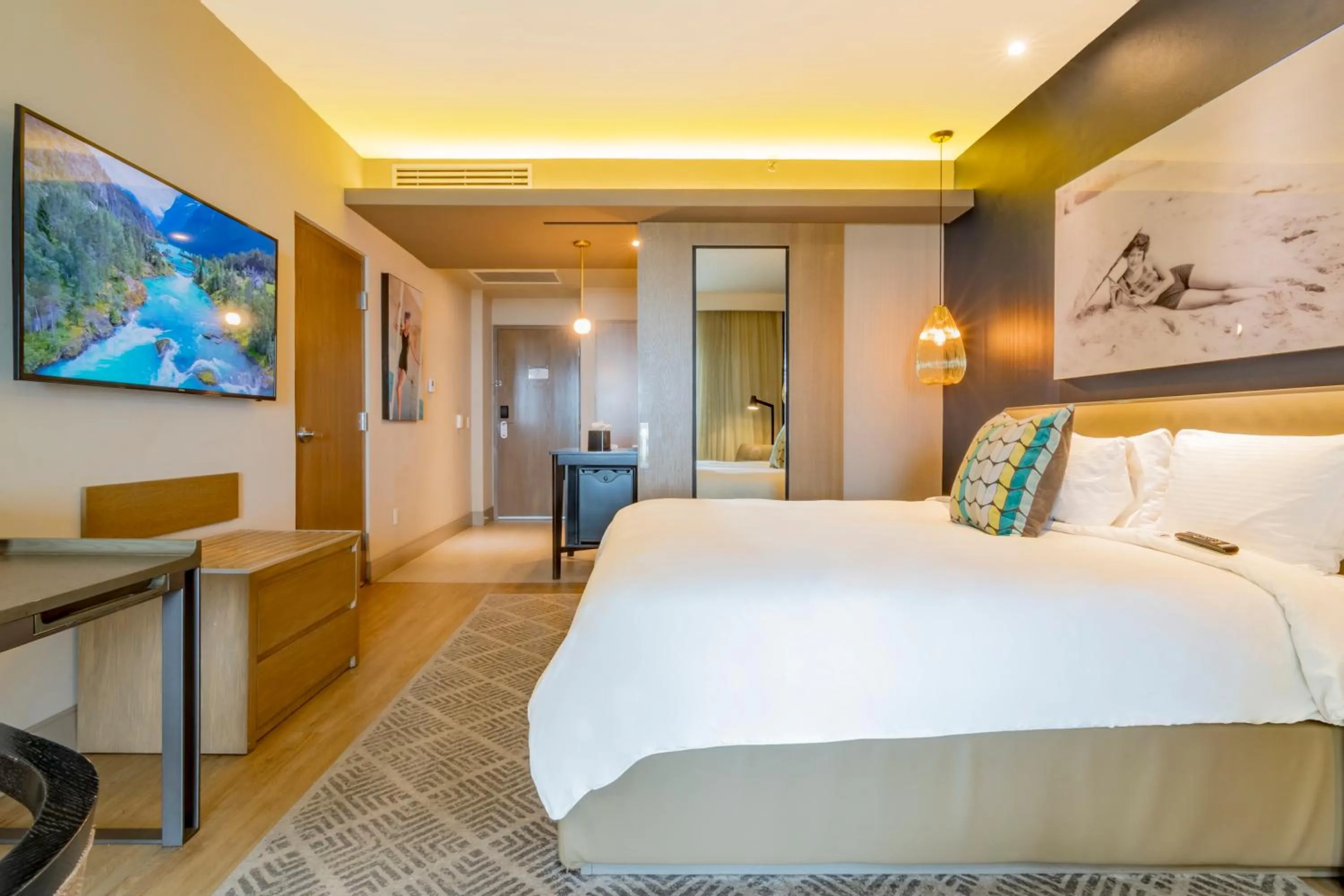 Bed in Torre Lucerna Hotel Ensenada