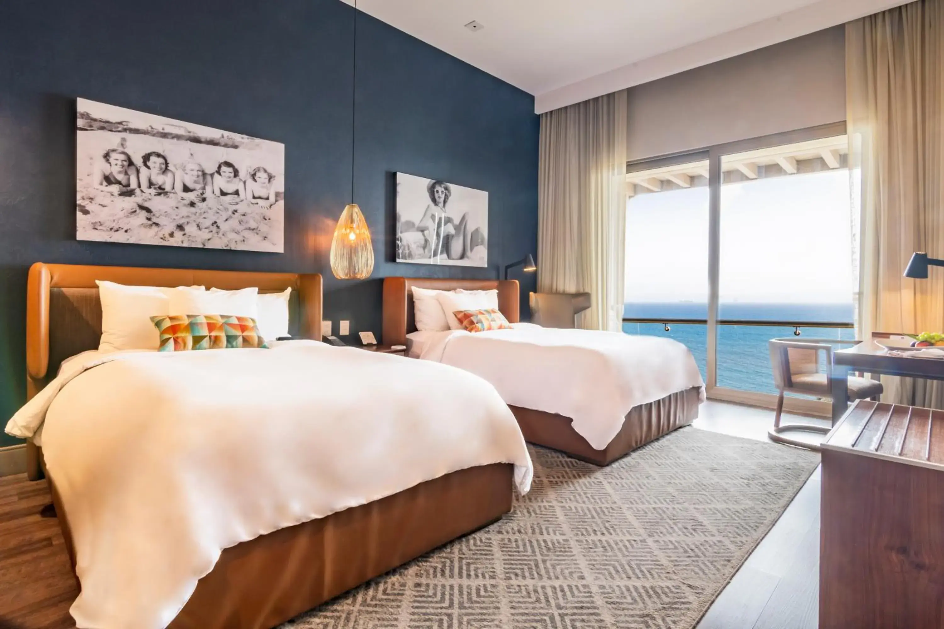 Premium Two Double Beds with Sea View in Torre Lucerna Hotel Ensenada Premium Two Double Beds with Sea View in Torre Lucerna Hotel Ensenada