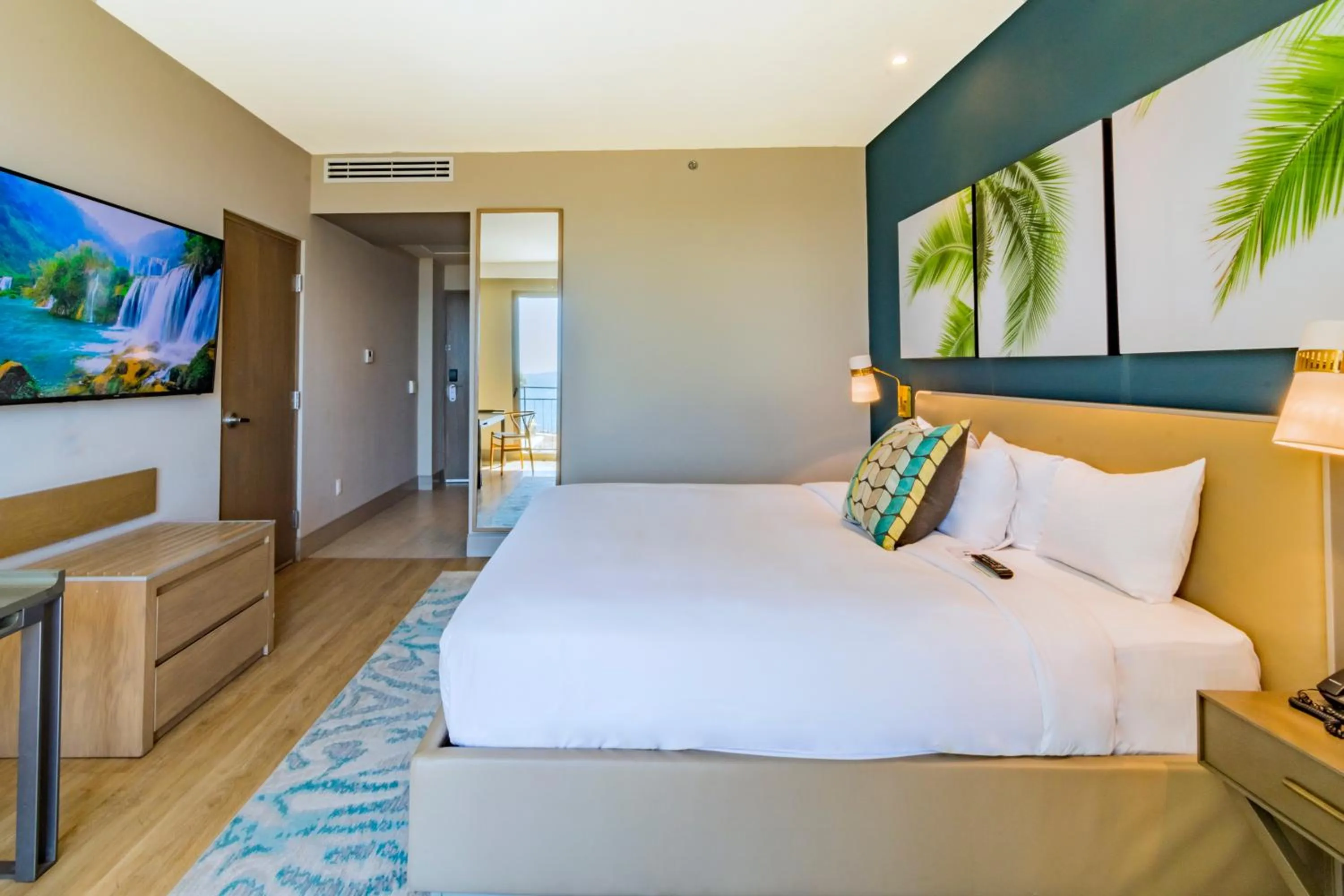 Bed in Torre Lucerna Hotel Ensenada