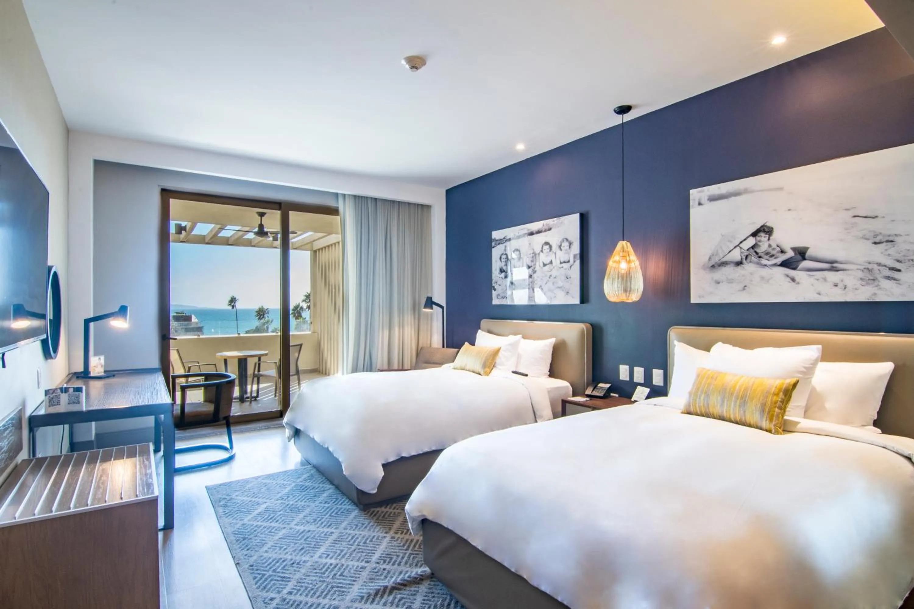 Bed in Torre Lucerna Hotel Ensenada