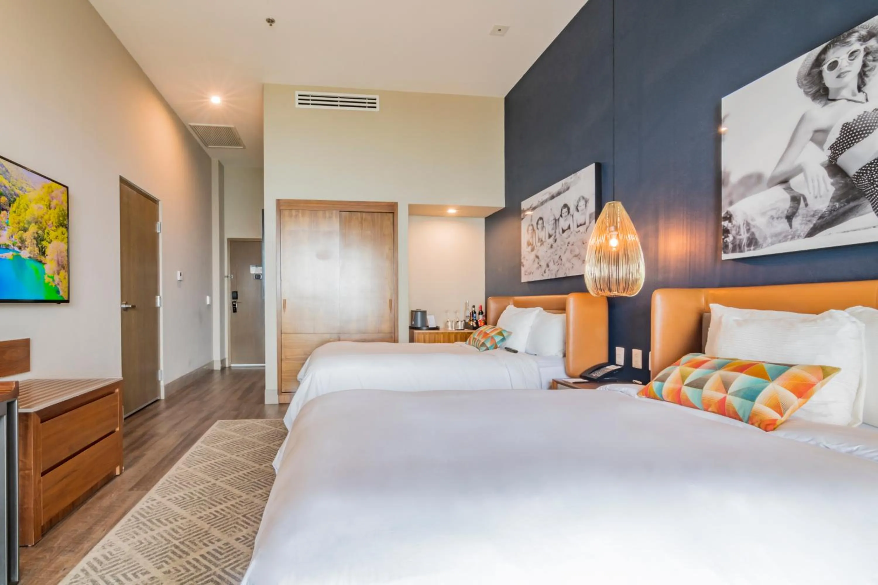 Bed in Torre Lucerna Hotel Ensenada