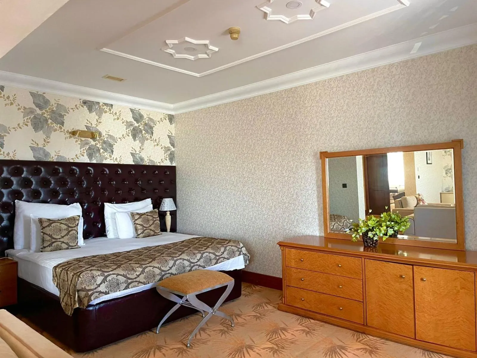 Bed in Grand Hotel Europe