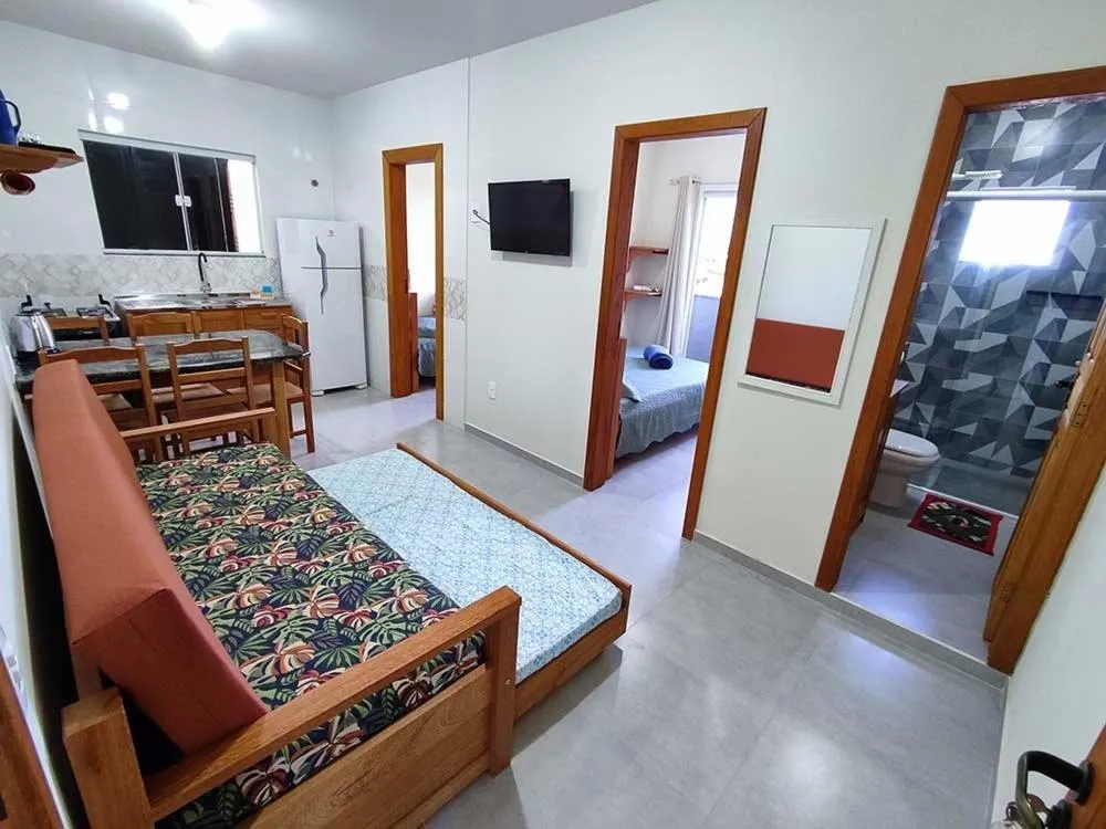 Bed in Pousada Pegadas na Areia