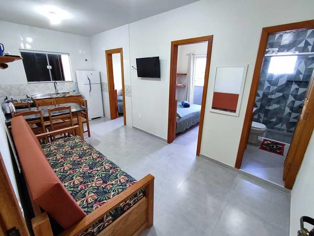 Bed in Pousada Pegadas na Areia