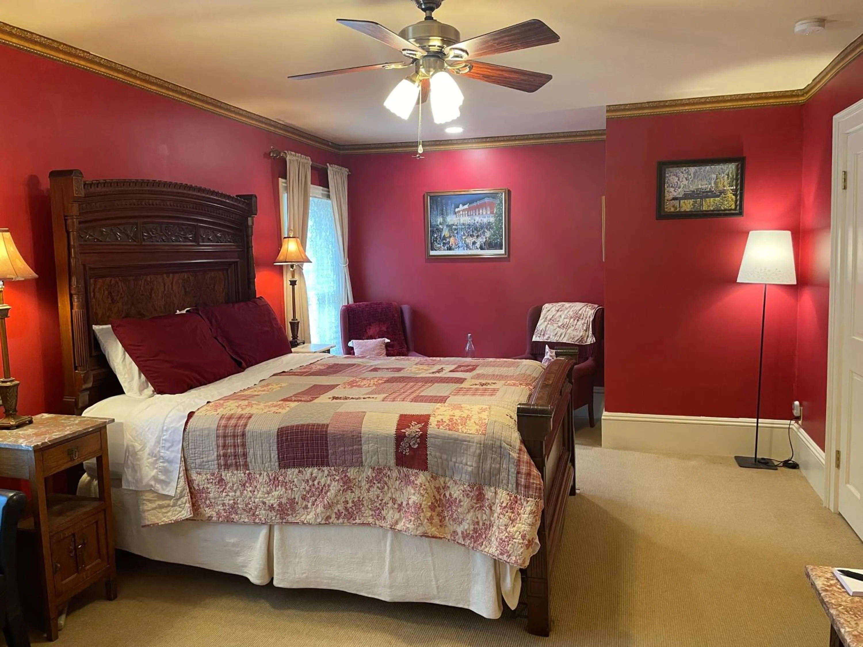 Bedroom, Bed in Rose Street Bed & Breakfast