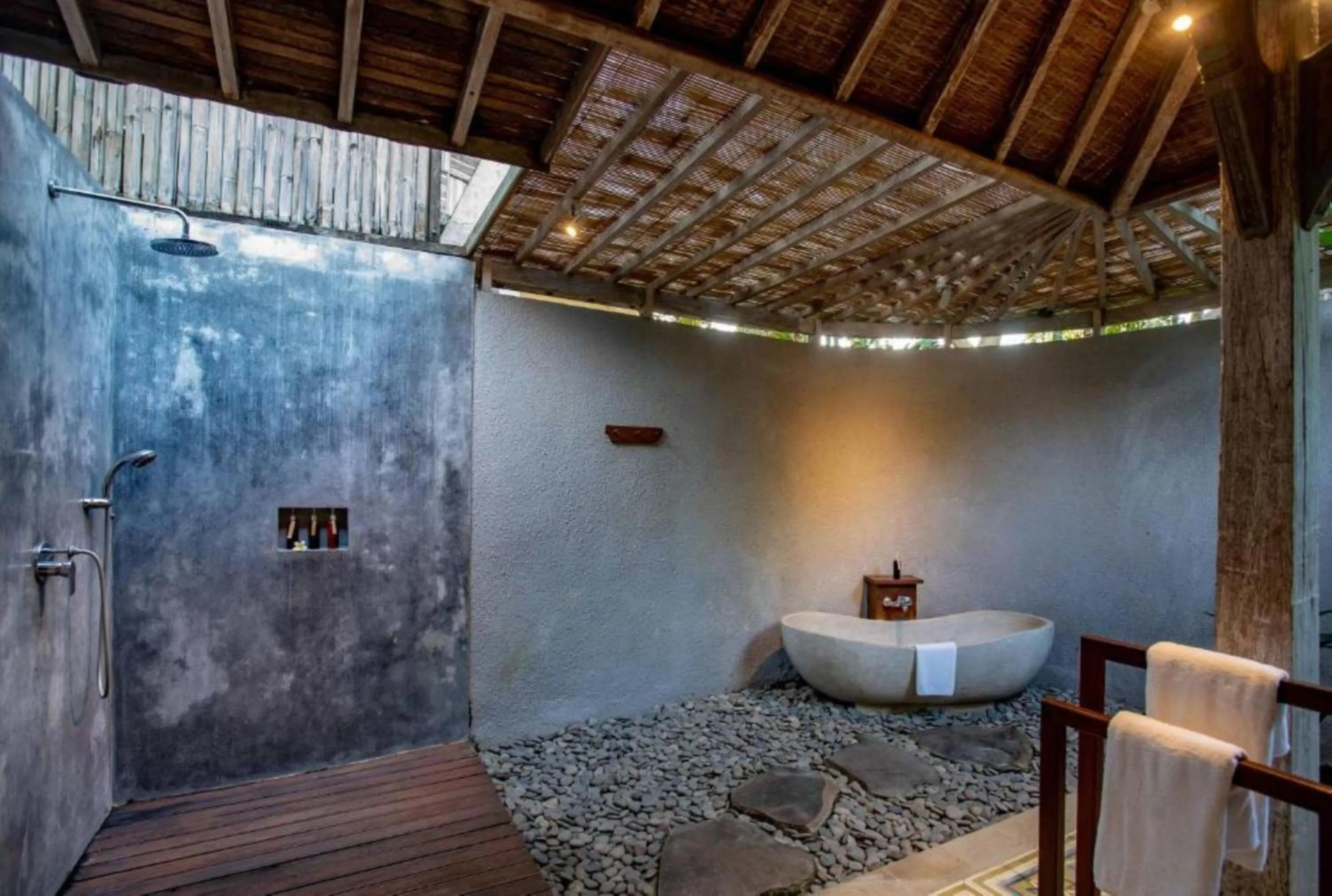 Bathroom, Bed in Arya Villas Ubud