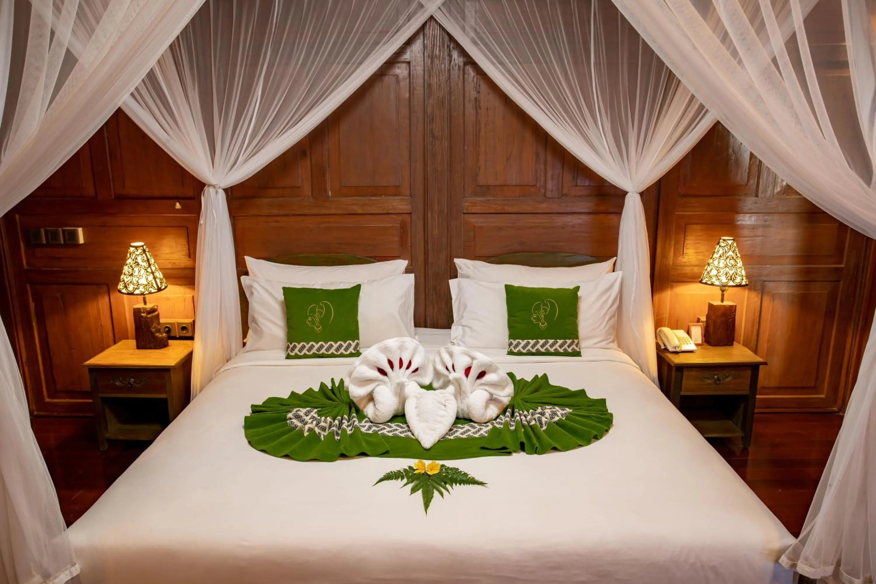Bed in Arya Villas Ubud