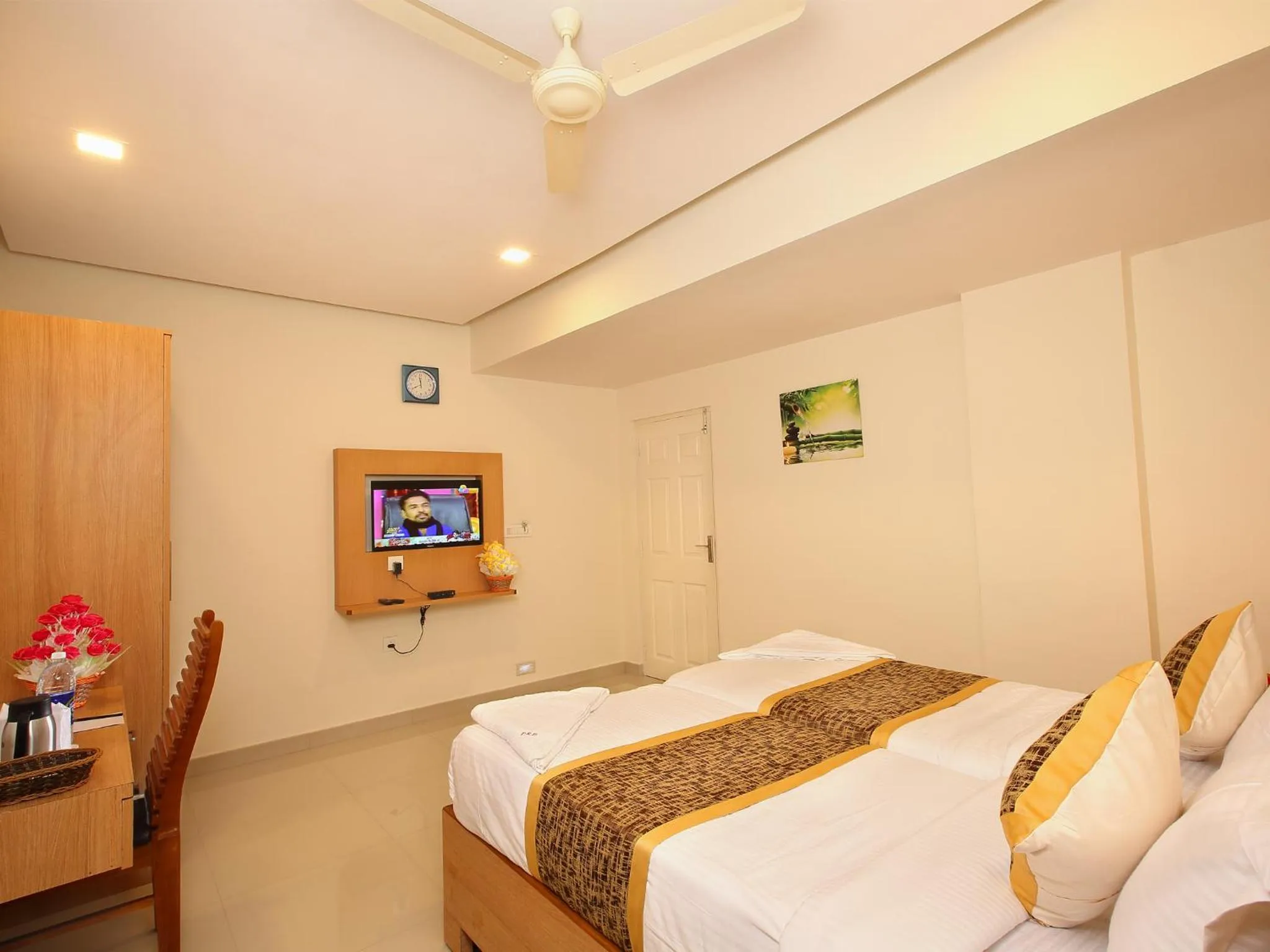 Bed in Prime Palace Hotel - MG Road