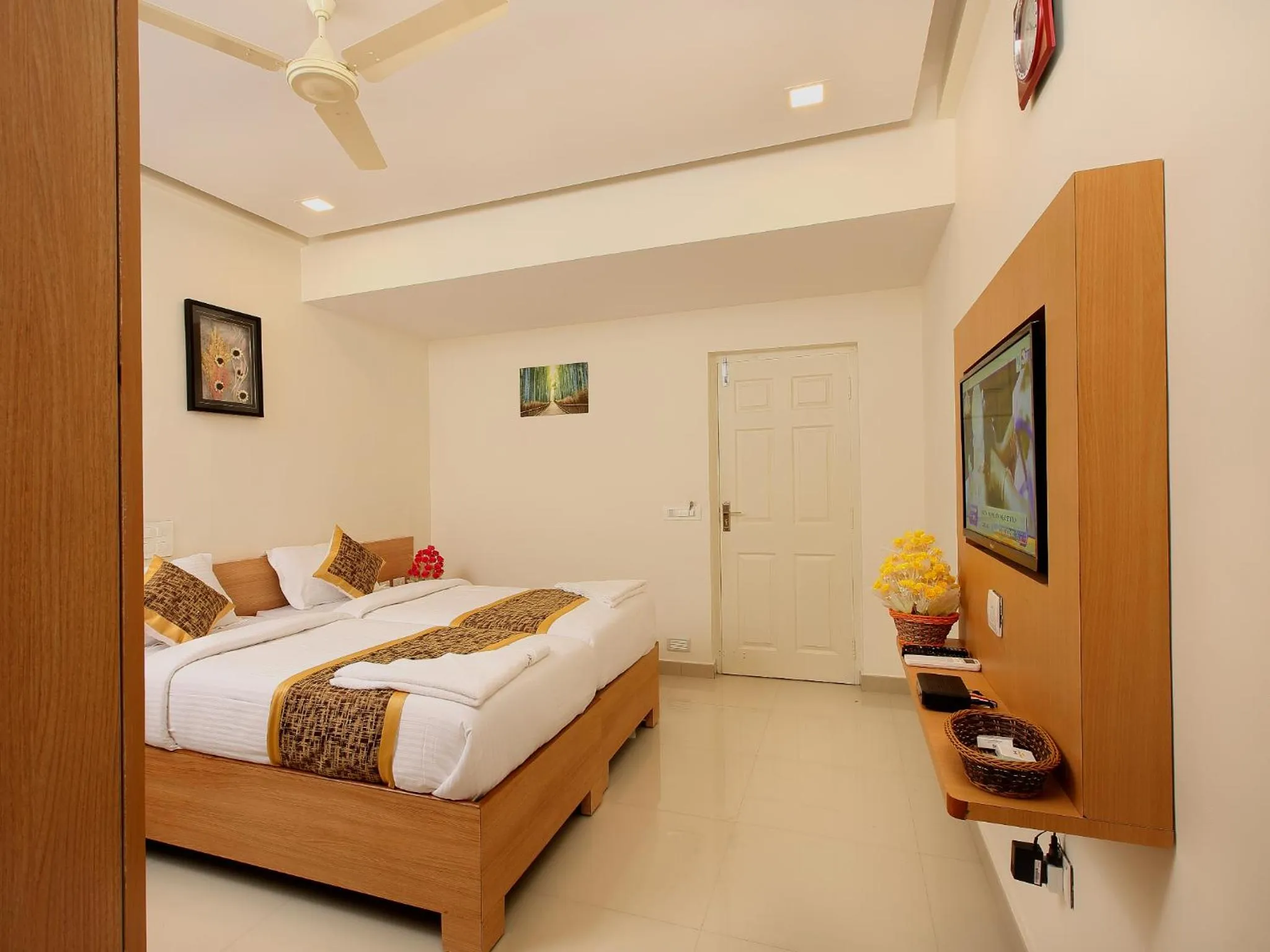 Bed in Prime Palace Hotel - MG Road