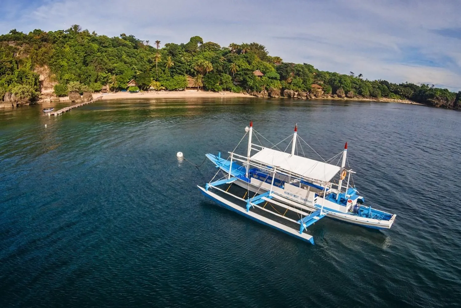 Beach in Kookoo's nest eco-lodge