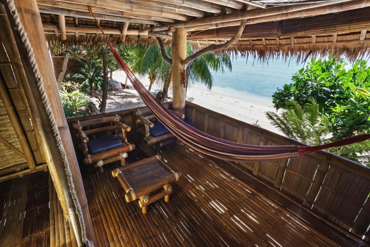 Balcony/Terrace in Kookoo's nest eco-lodge