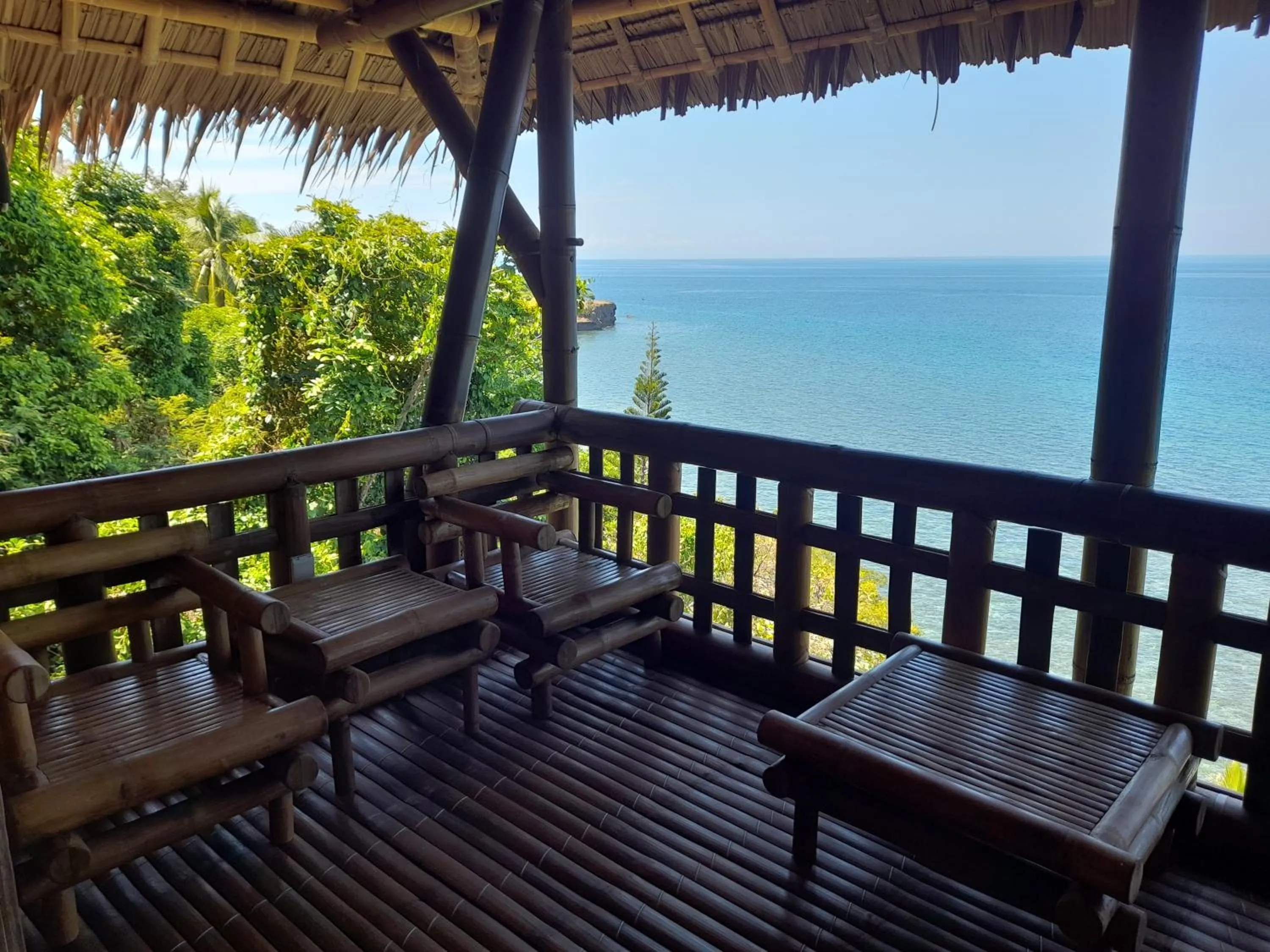 Balcony/Terrace in Kookoo's nest eco-lodge