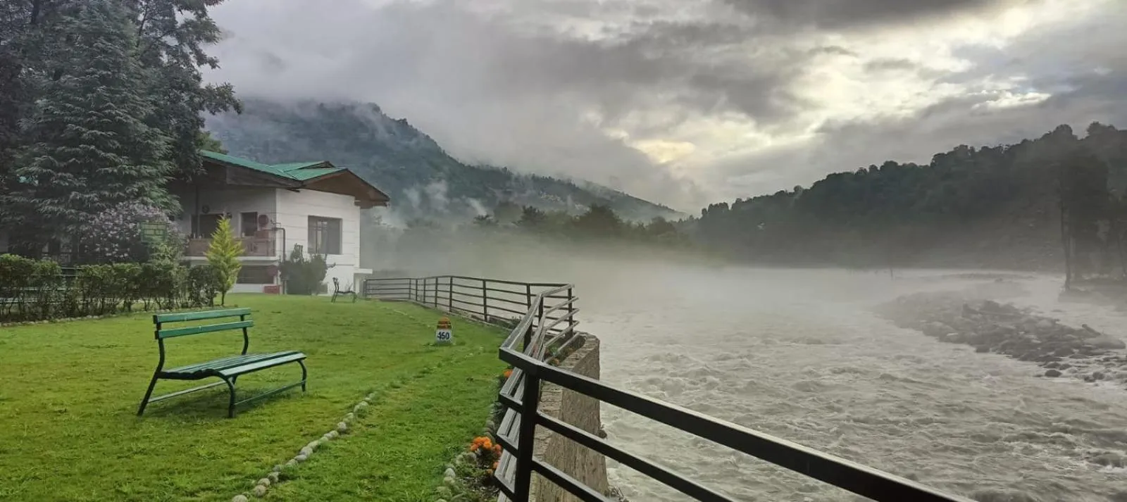 River view in Span Resort and Spa, Manali