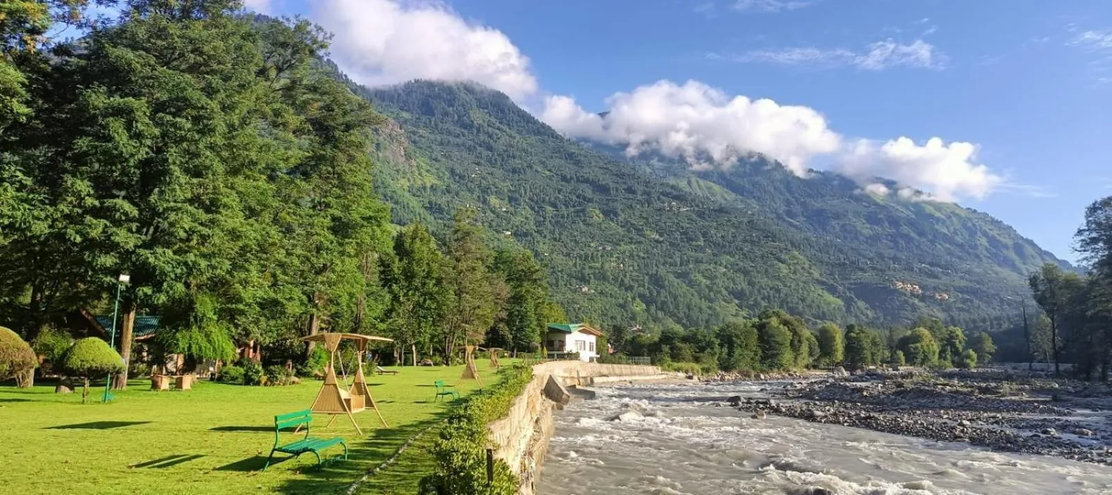 River view in Span Resort and Spa, Manali