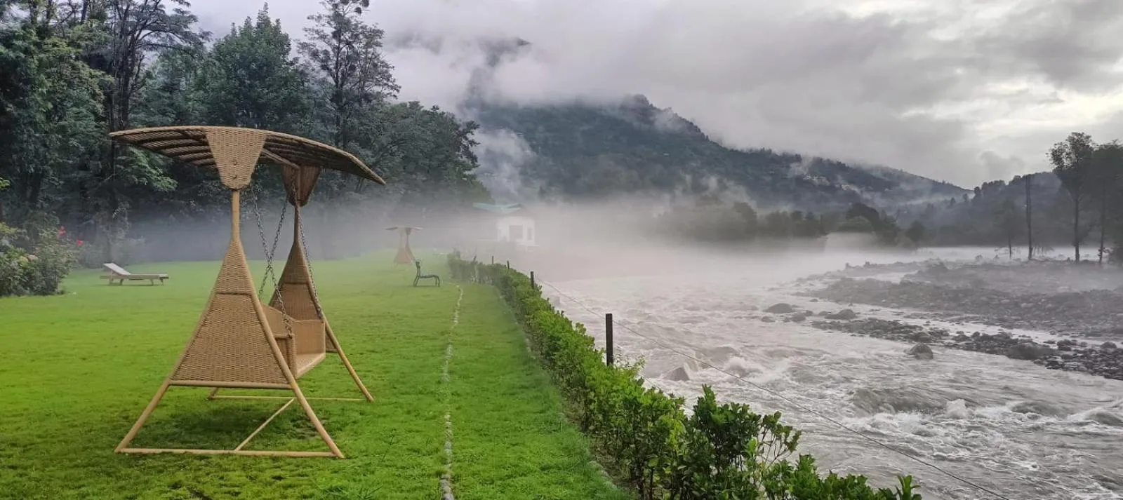 River view in Span Resort and Spa, Manali