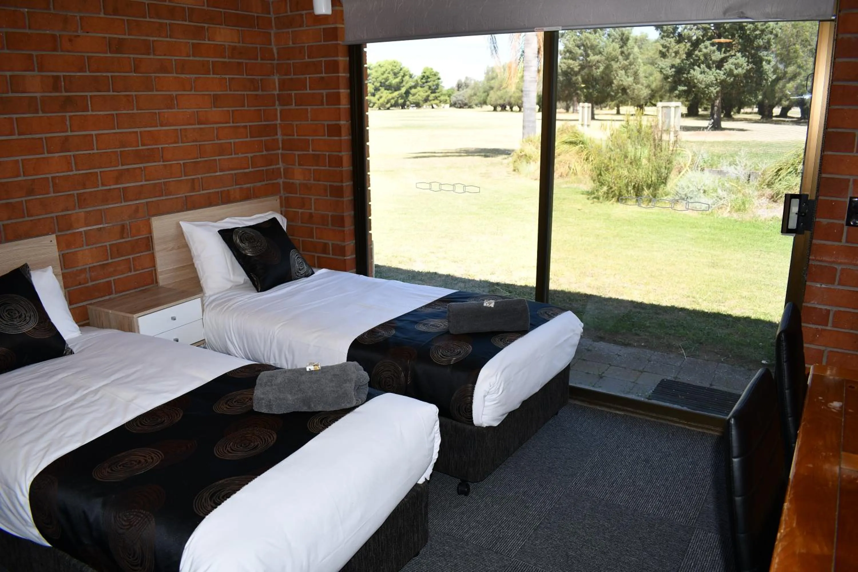 Bed in Berrigan Motel