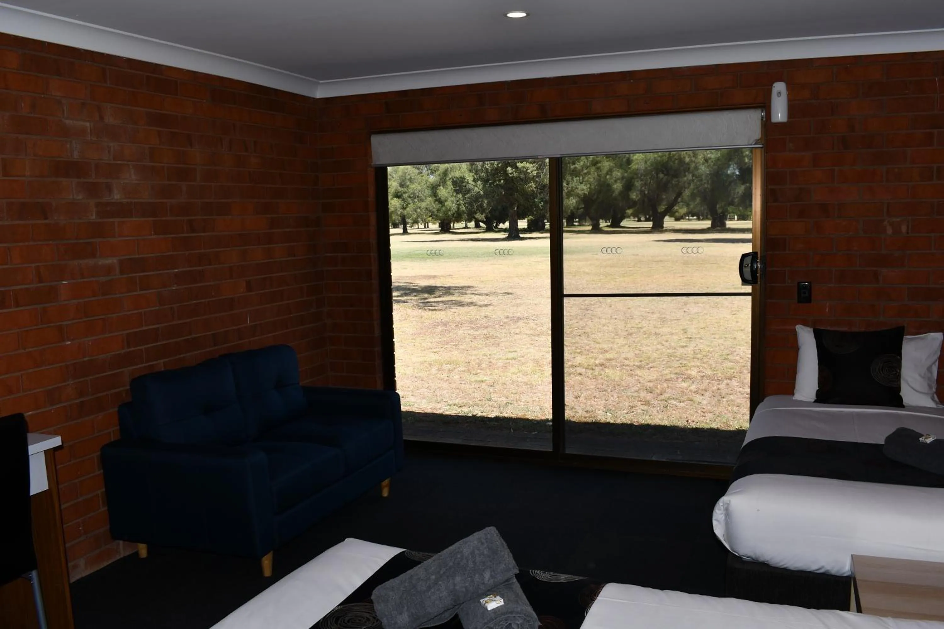 Bed in Berrigan Motel