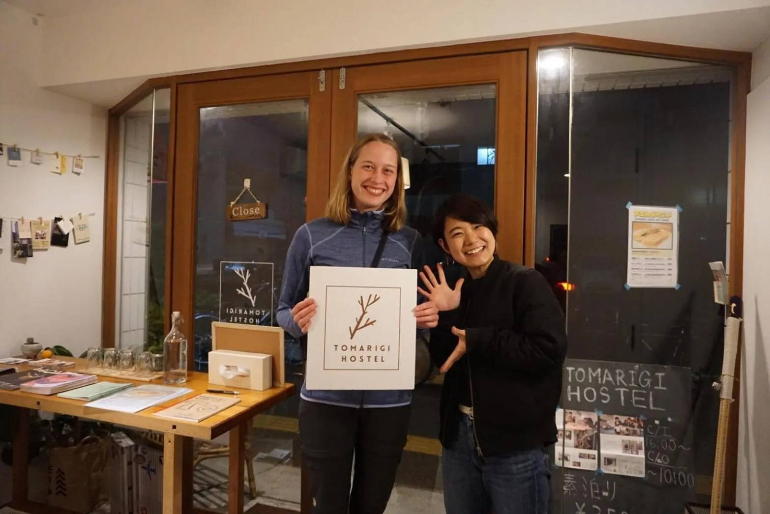 Guests in Tomarigi Hostel