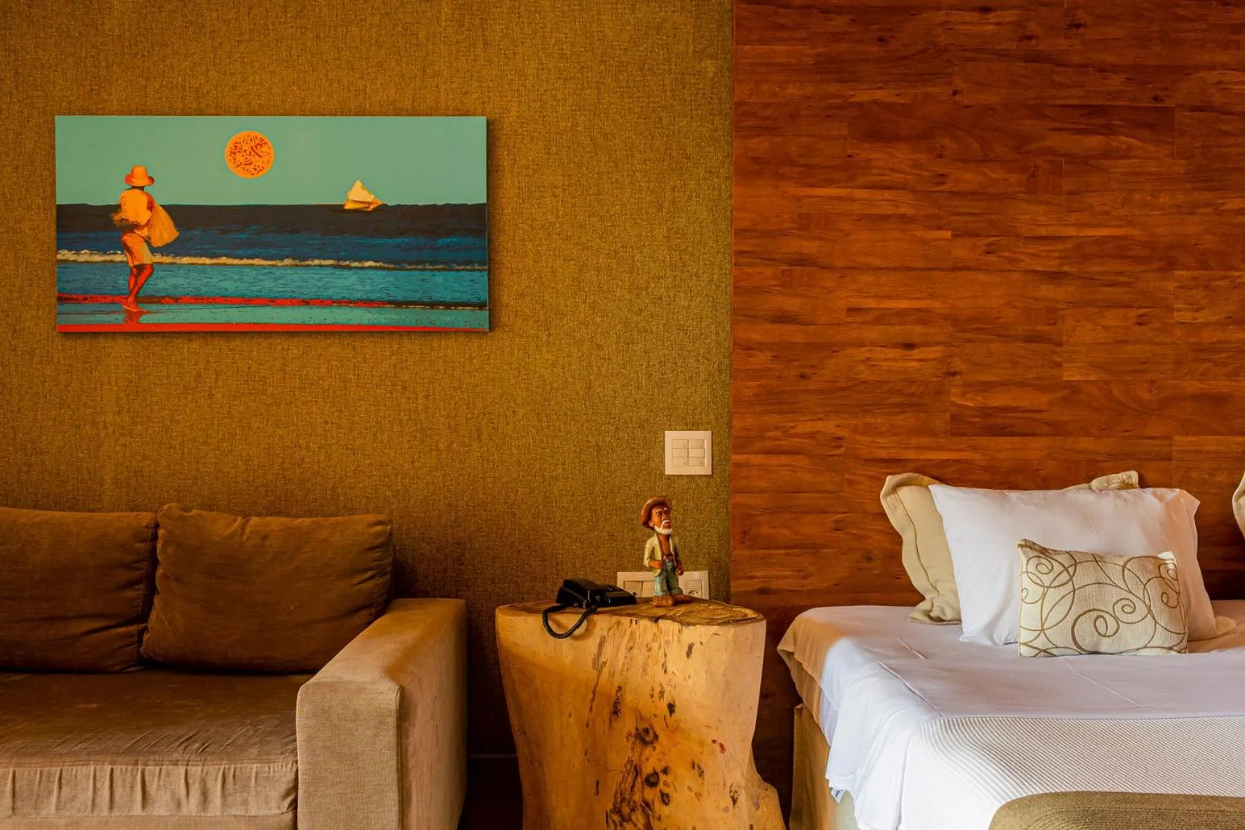 Bedroom, Bed in Carmel Charme Resort