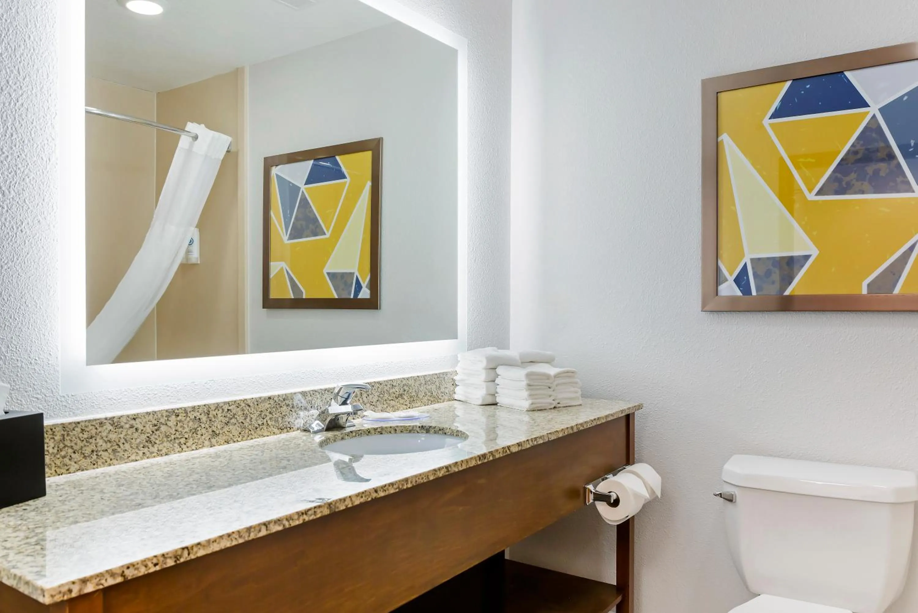 Bathroom in Comfort Inn & Suites Rapid City near Mt Rushmore