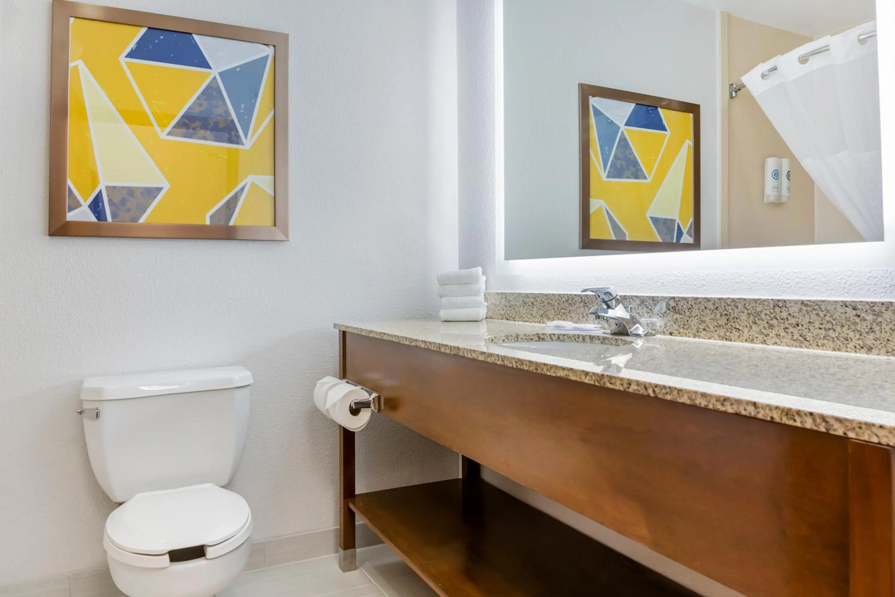 Bathroom in Comfort Inn & Suites Rapid City near Mt Rushmore