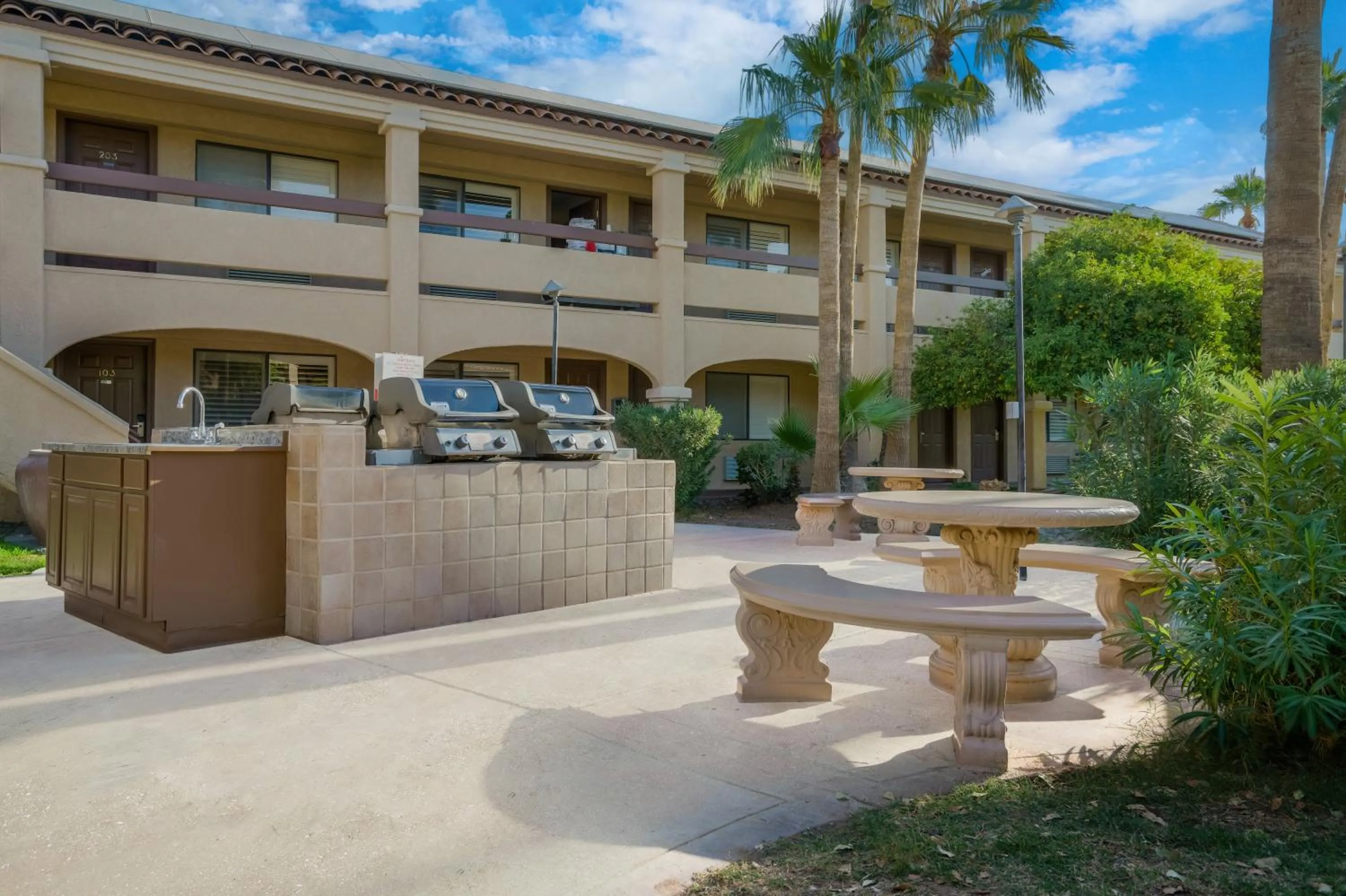 Property building in La Fuente Inn & Suites